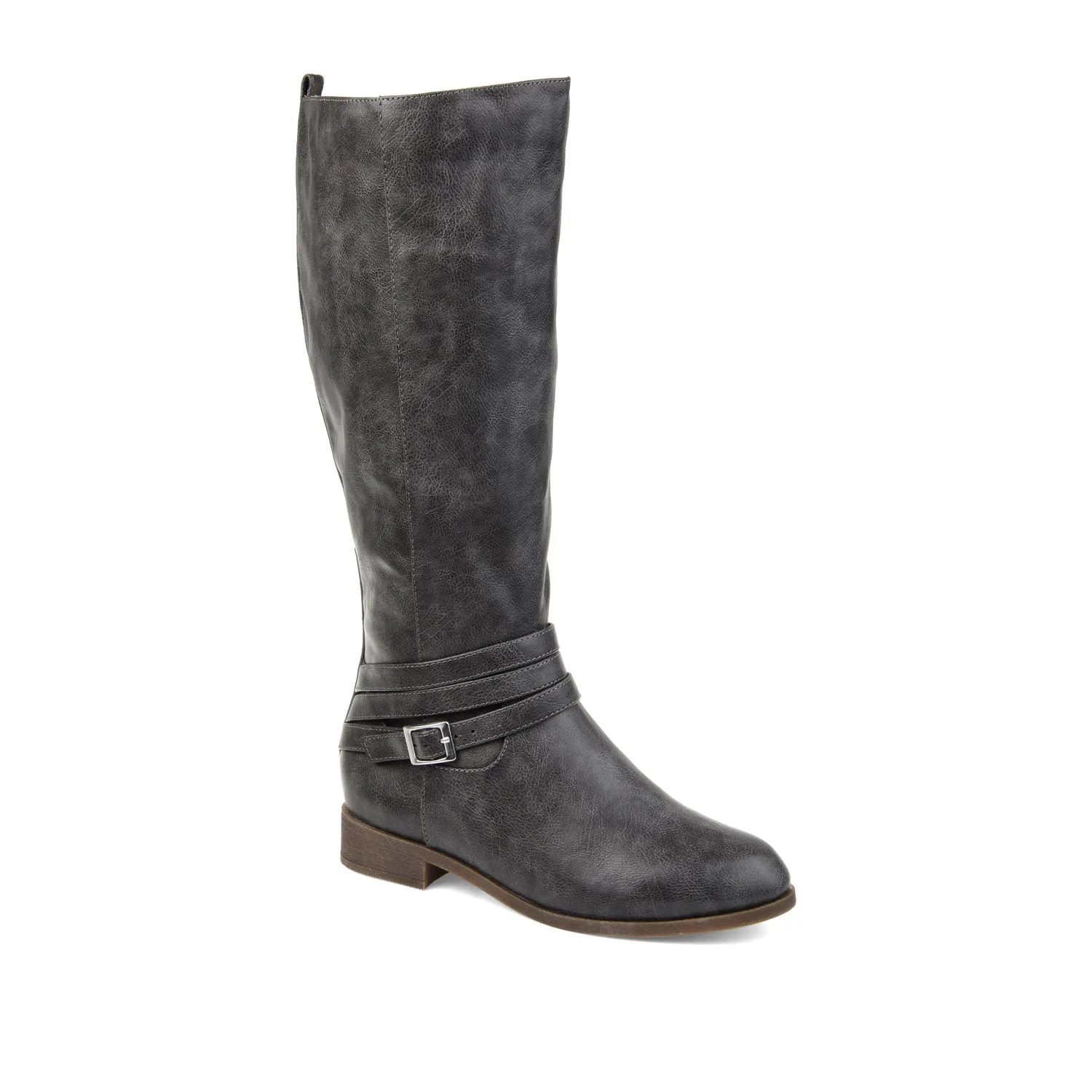IVIE KNEE HIGH BOOTS IN FAUX LEATHER snow proof
