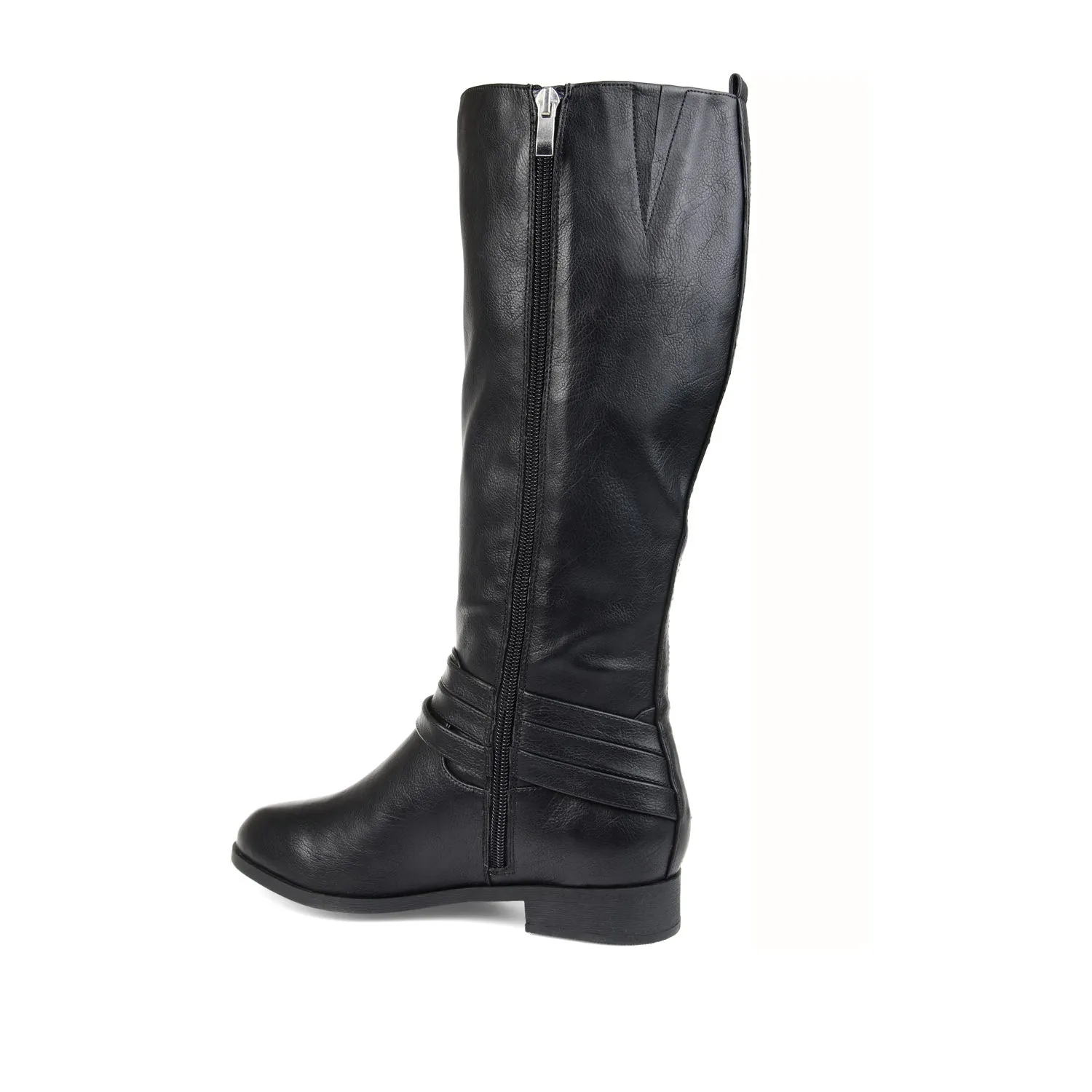 IVIE KNEE HIGH BOOTS IN FAUX LEATHER snow proof
