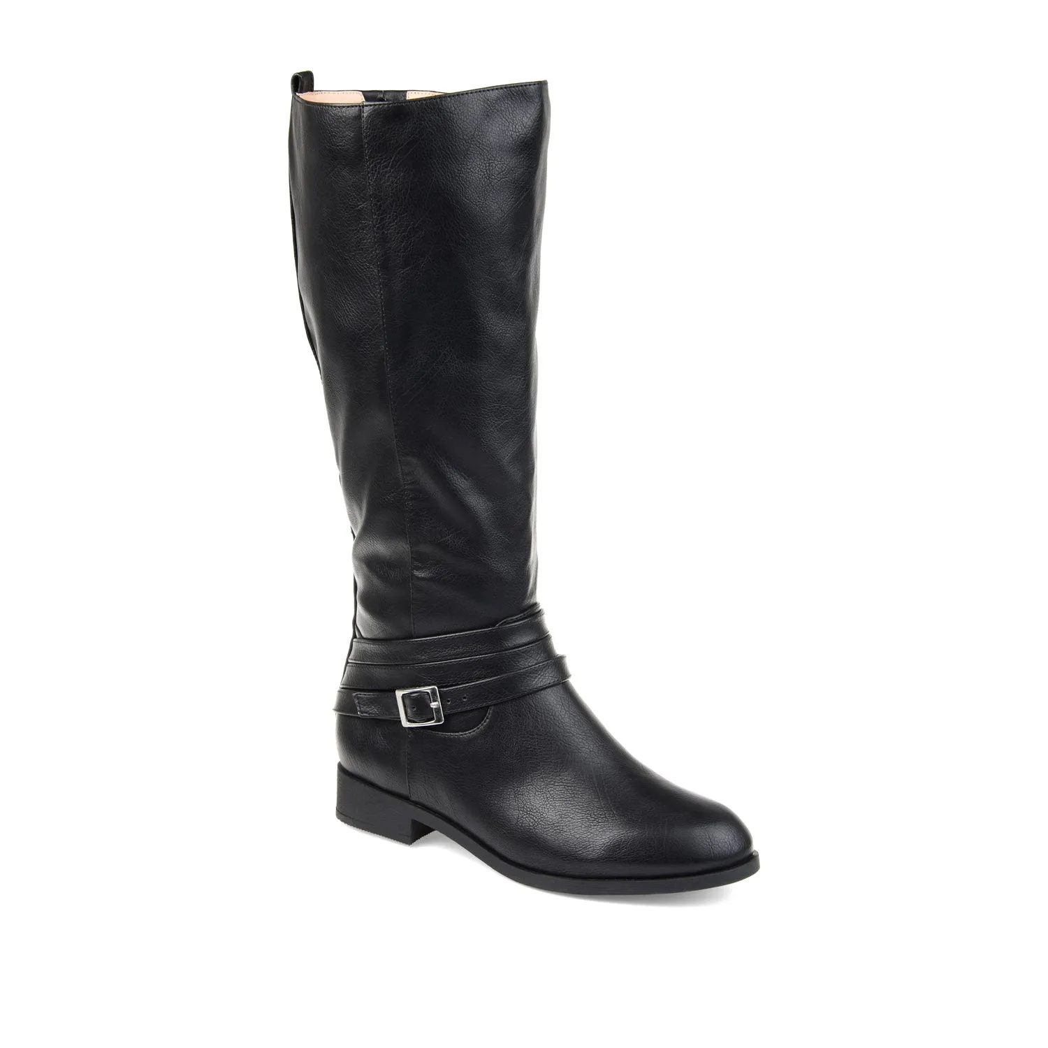 IVIE KNEE HIGH BOOTS IN FAUX LEATHER snow proof