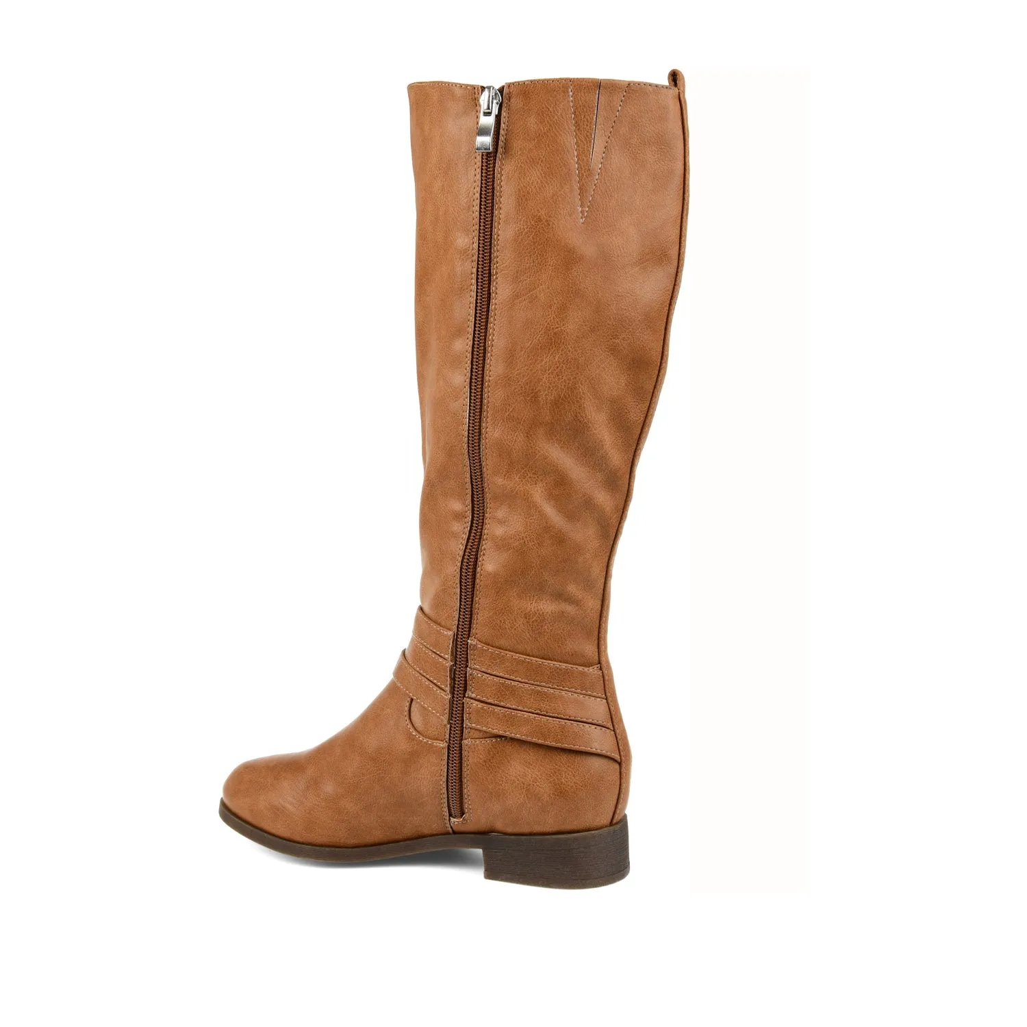 IVIE KNEE HIGH BOOTS IN FAUX LEATHER snow proof