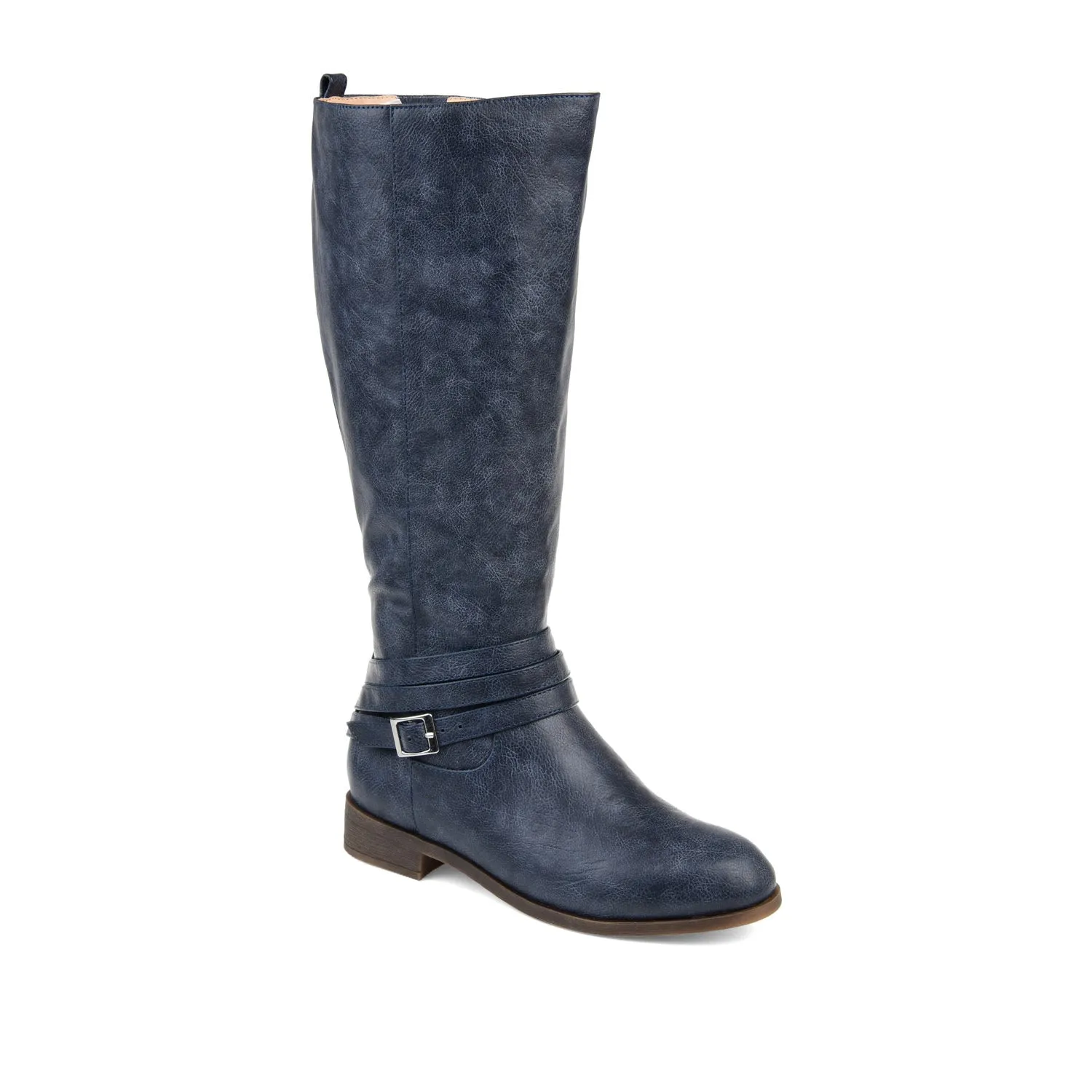 IVIE KNEE HIGH BOOTS IN FAUX LEATHER snow proof