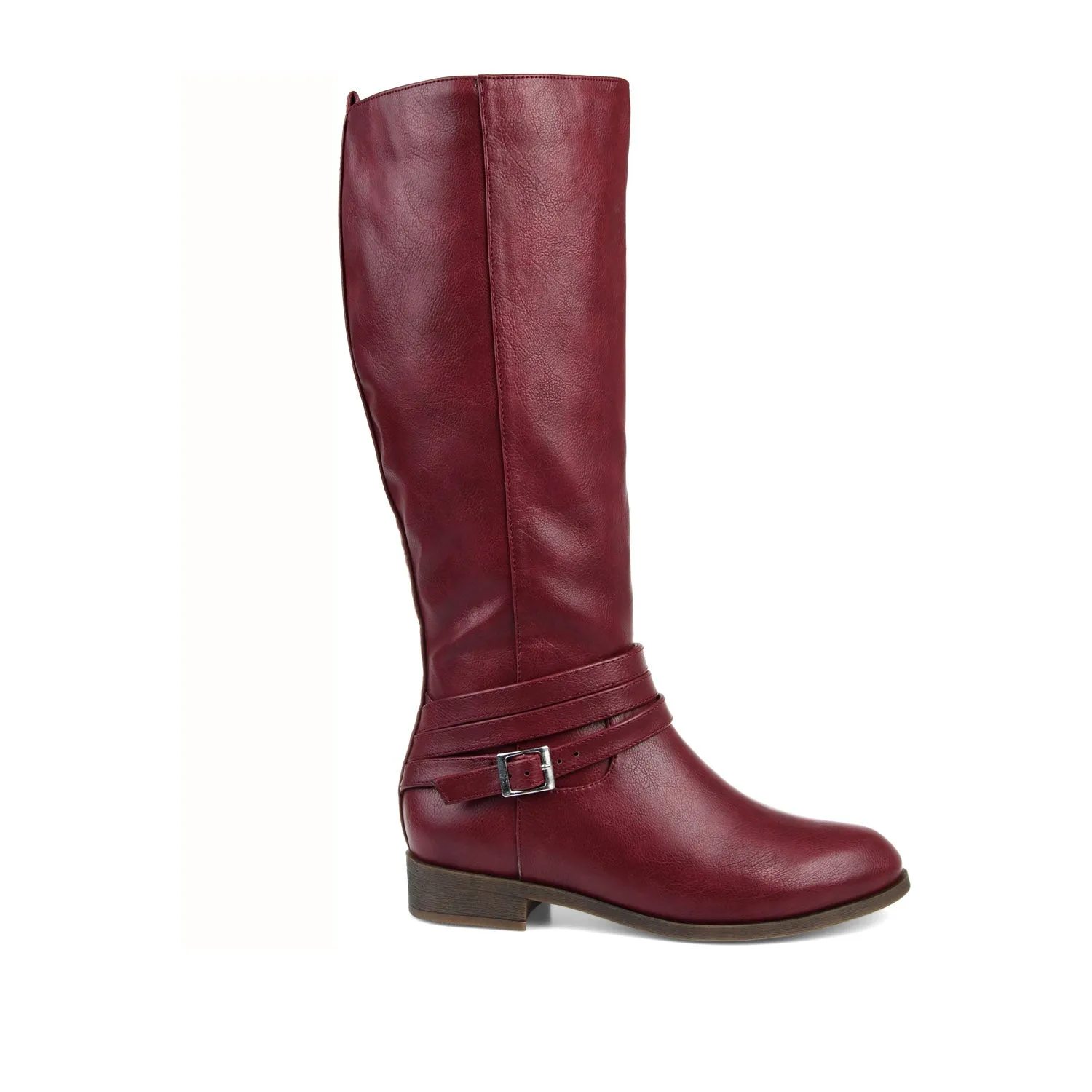 IVIE KNEE HIGH BOOTS IN FAUX LEATHER snow proof