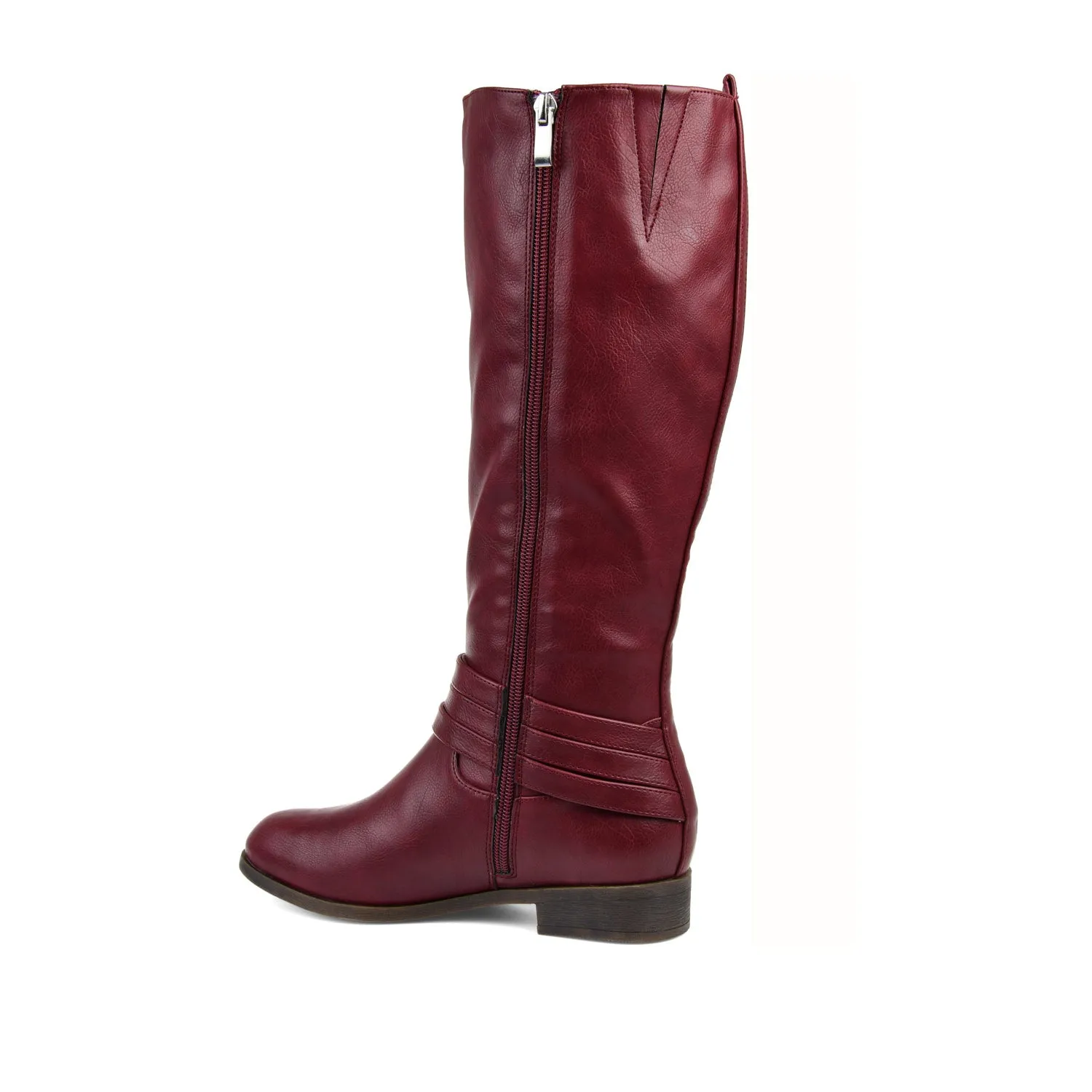 IVIE KNEE HIGH BOOTS IN FAUX LEATHER snow proof