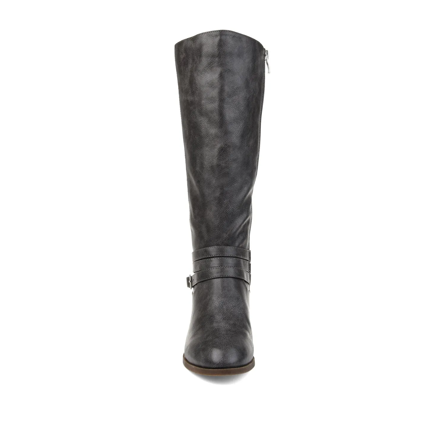 IVIE KNEE HIGH BOOTS IN FAUX LEATHER snow proof