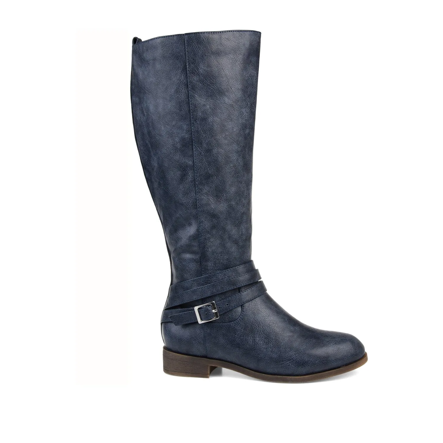 IVIE KNEE HIGH BOOTS IN FAUX LEATHER snow proof