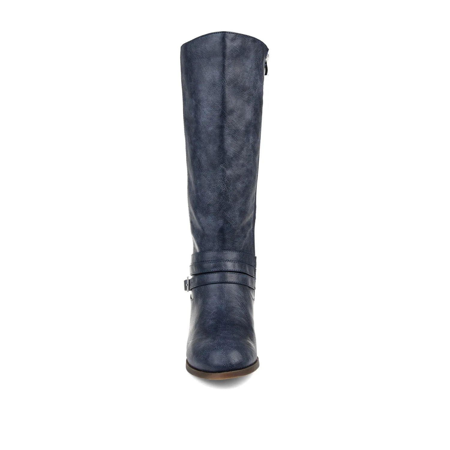 IVIE KNEE HIGH BOOTS IN FAUX LEATHER snow proof