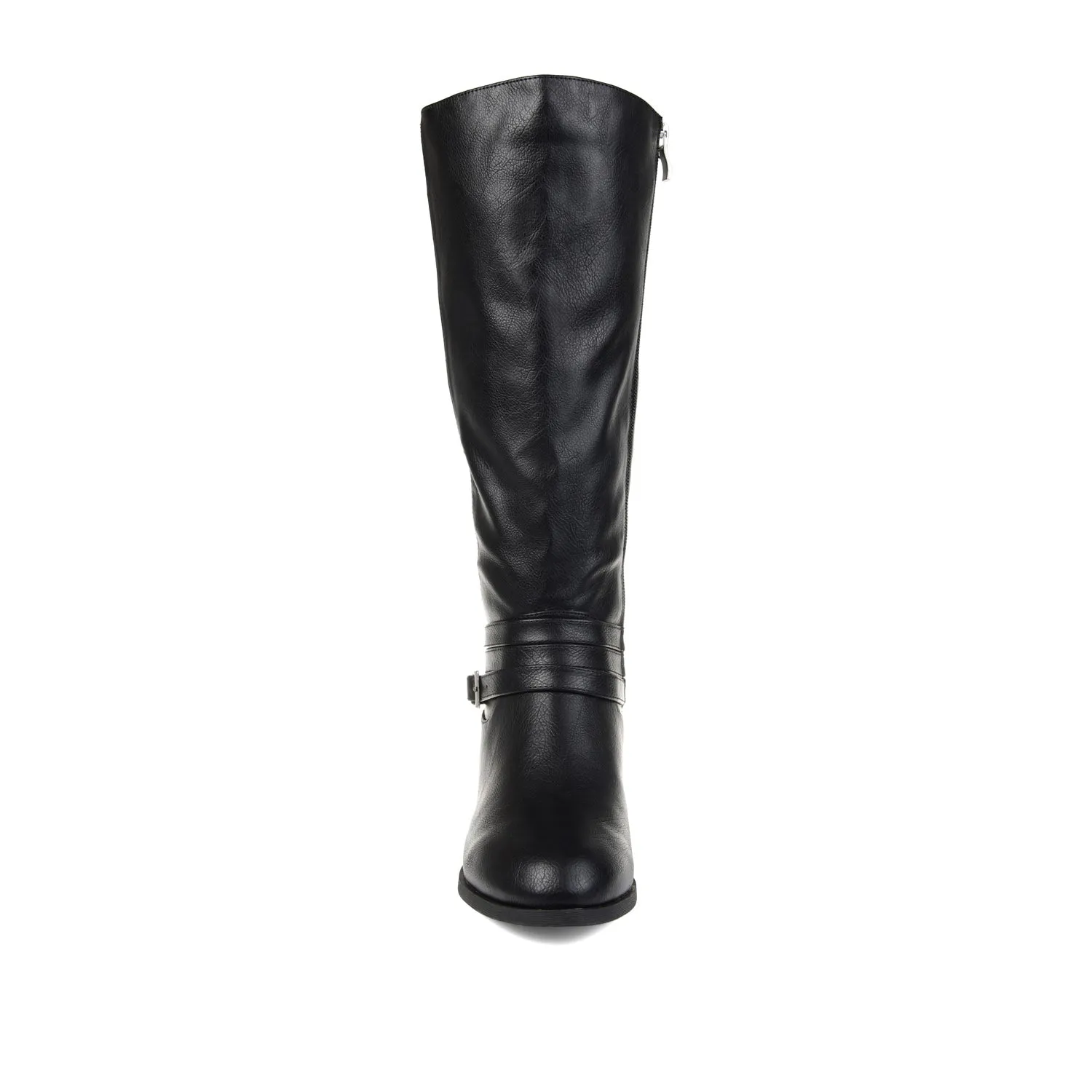 IVIE KNEE HIGH BOOTS IN FAUX LEATHER snow proof