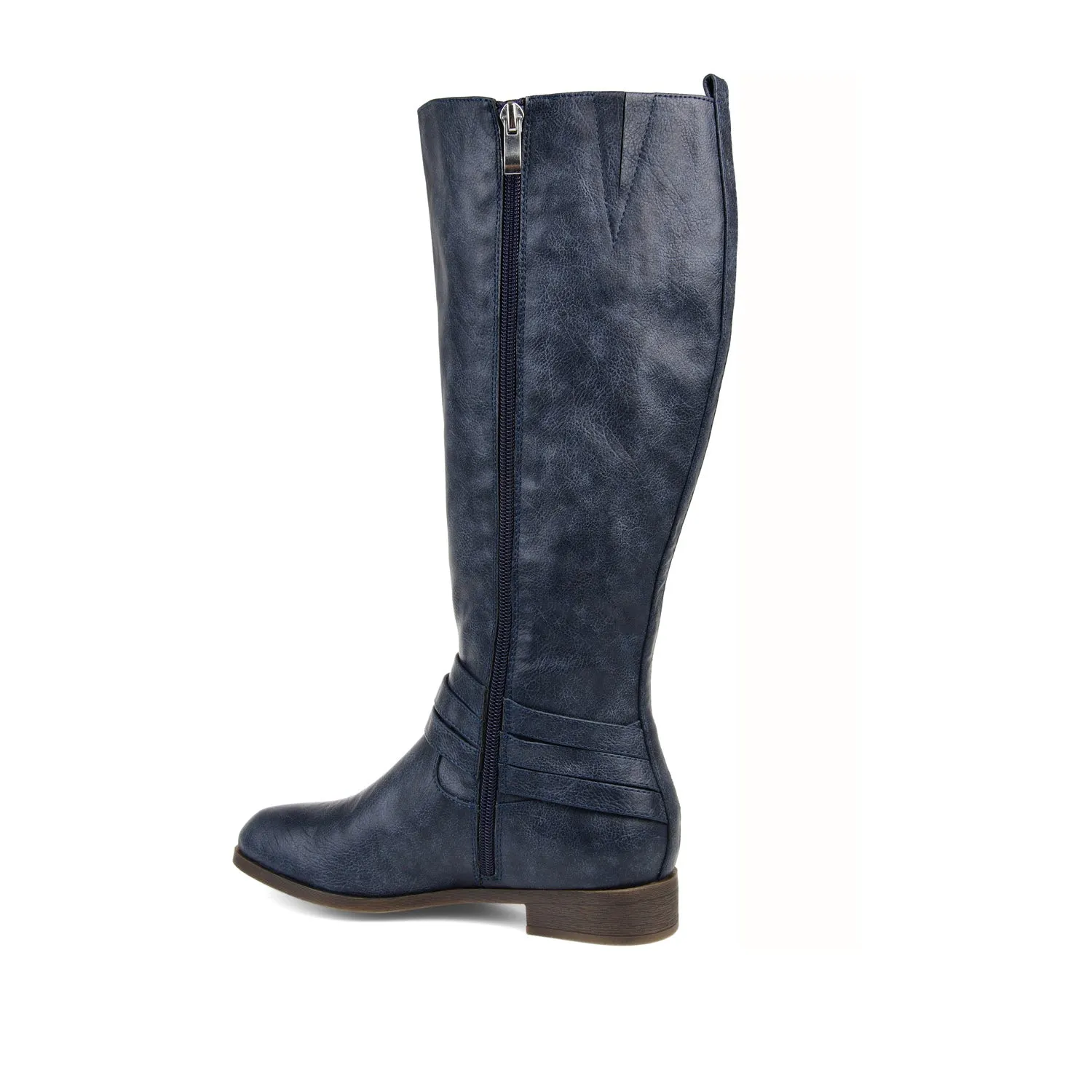 IVIE KNEE HIGH BOOTS IN FAUX LEATHER snow proof