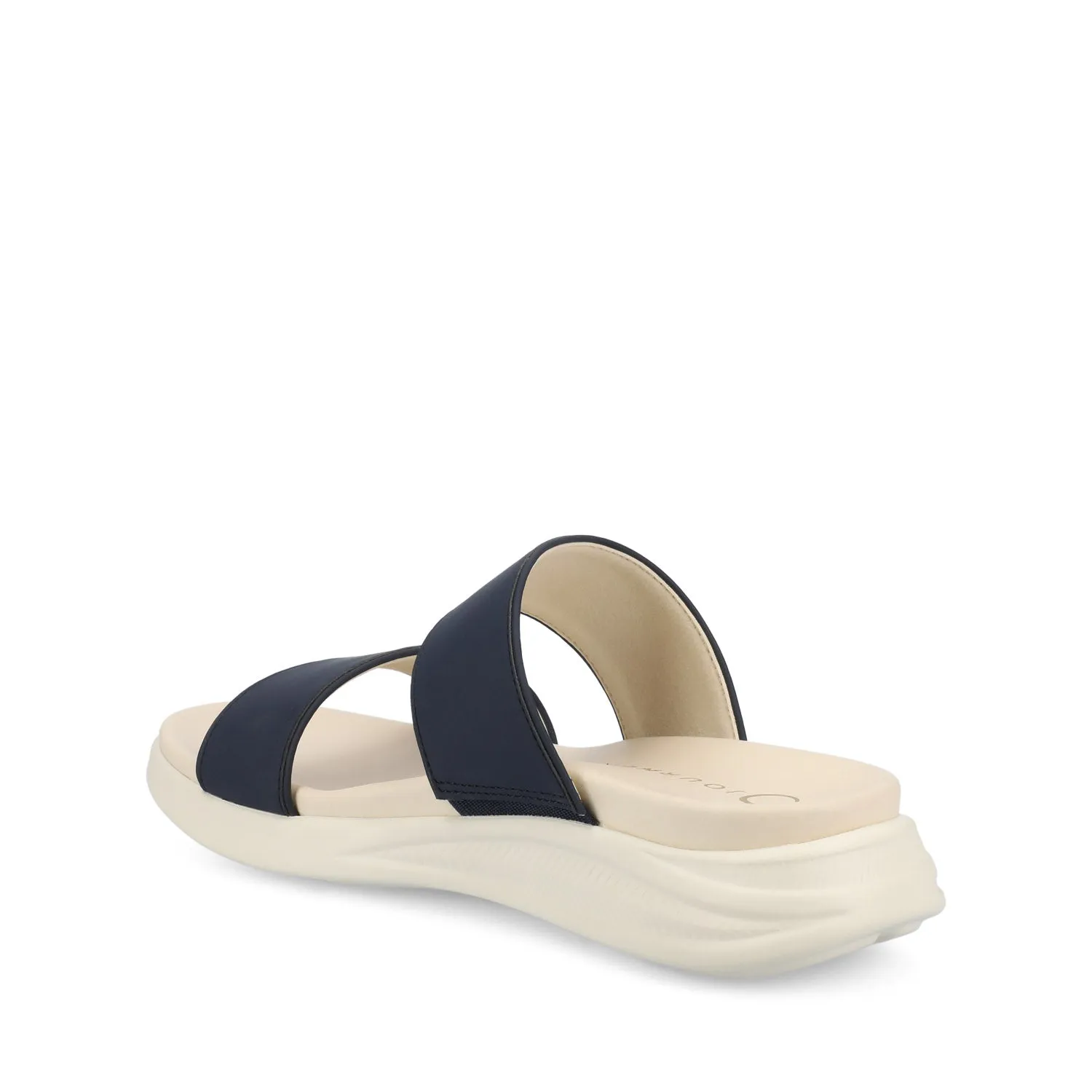 JANIS SLIP ON SANDALS IN FAUX LEATHER cross line