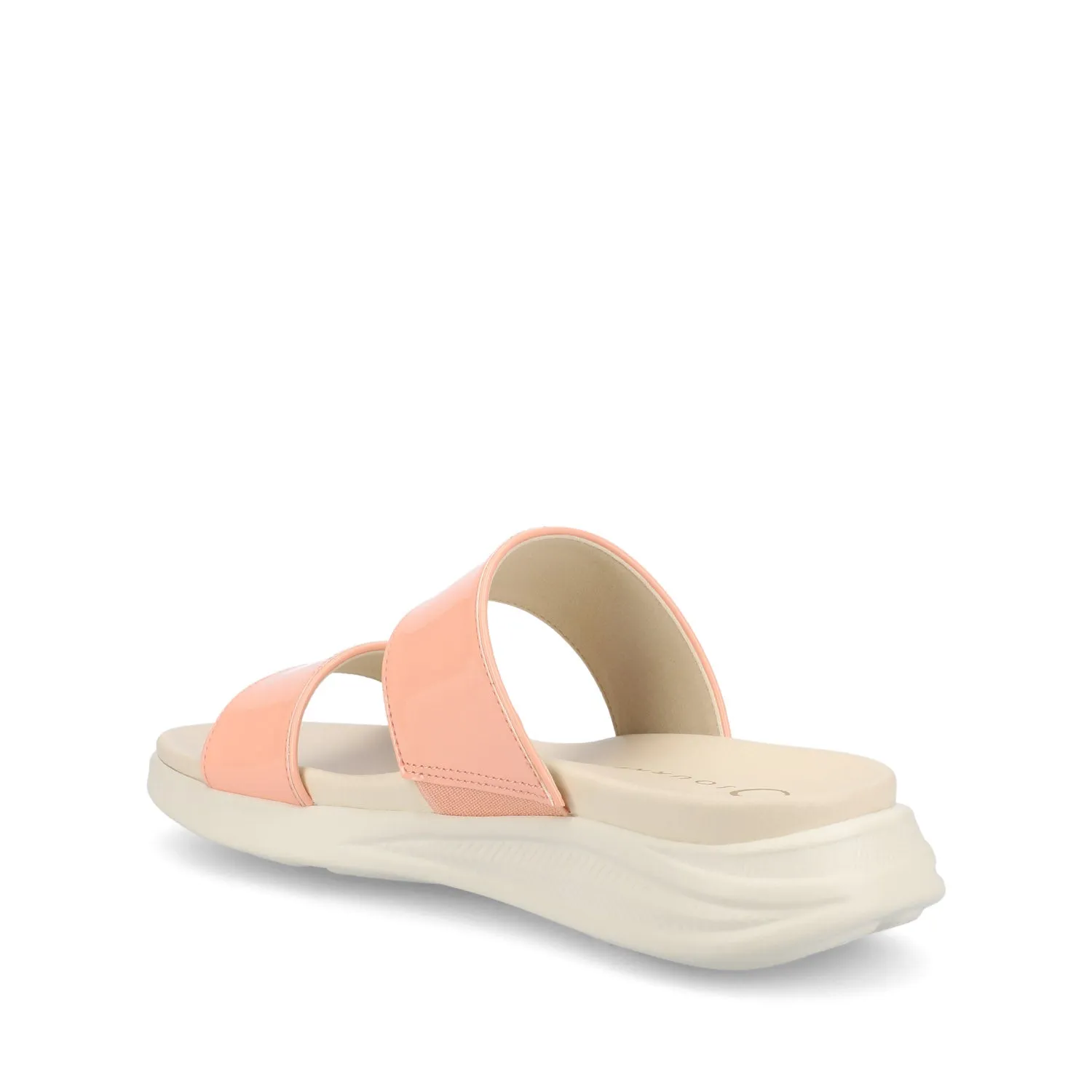 JANIS SLIP ON SANDALS IN PATENT shock pad