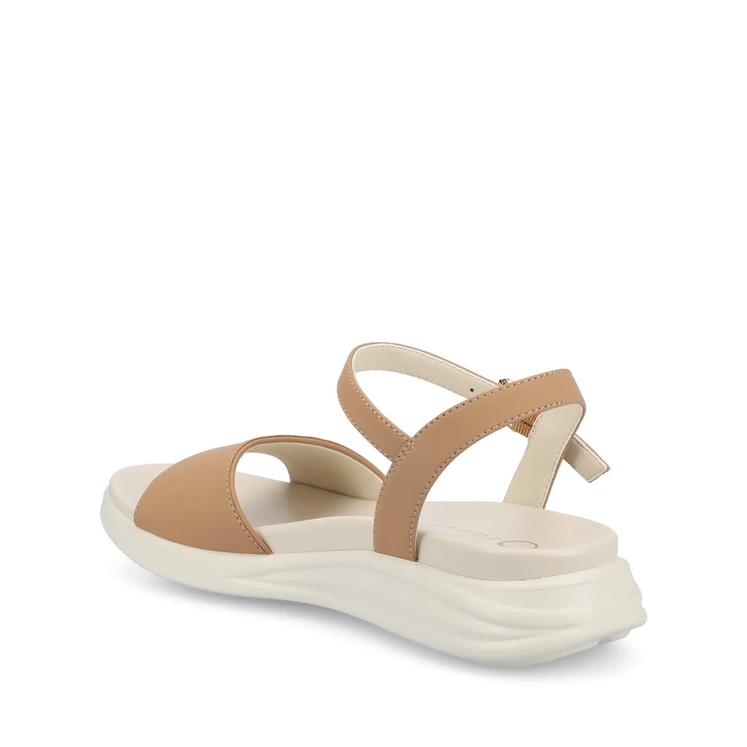 JAYLEE BUCKLE SANDALS IN FAUX LEATHER plus ready