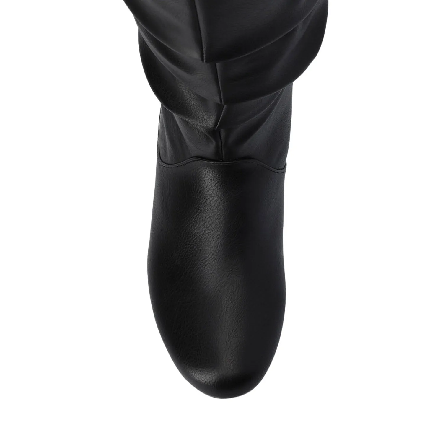 JAYNE KNEE HIGH BOOTS IN FAUX LEATHER rock soul