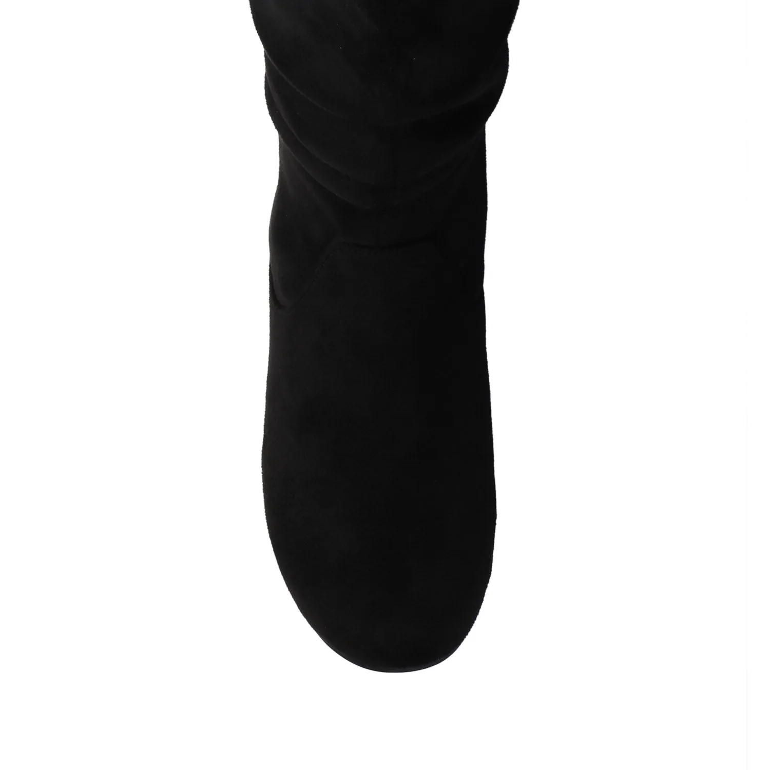 JAYNE KNEE HIGH BOOTS IN FAUX LEATHER rock soul