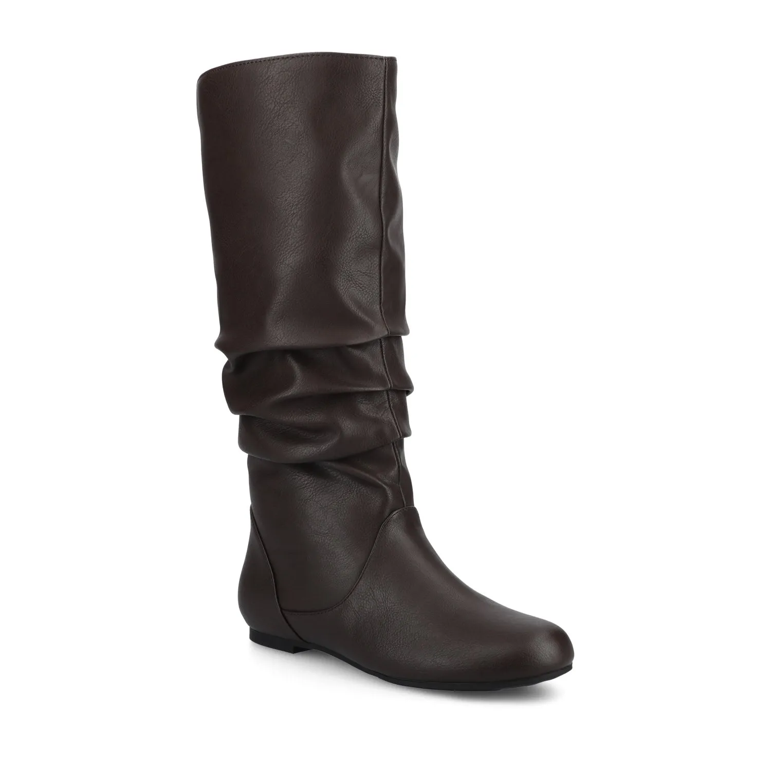 JAYNE KNEE HIGH BOOTS IN FAUX LEATHER rock soul