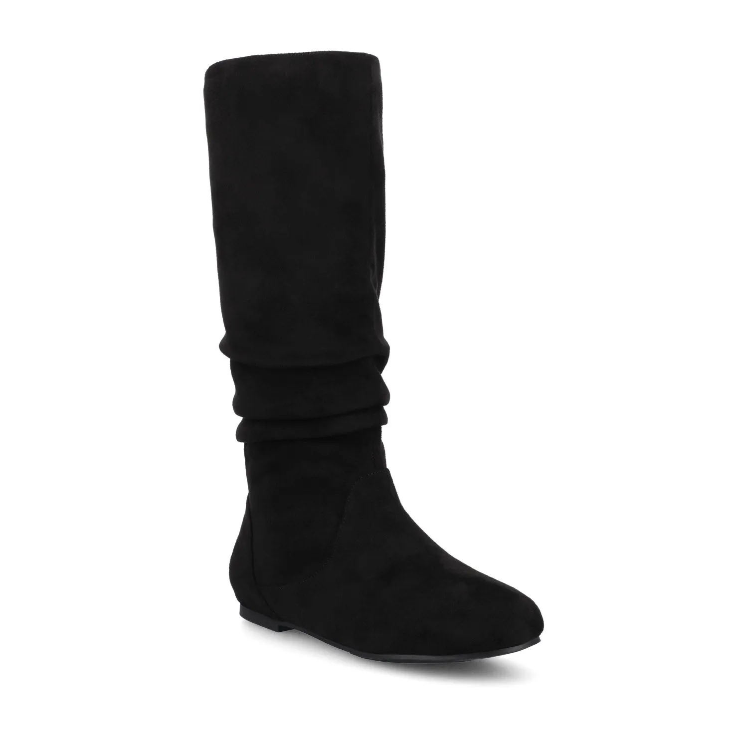 JAYNE KNEE HIGH BOOTS IN FAUX LEATHER rock soul