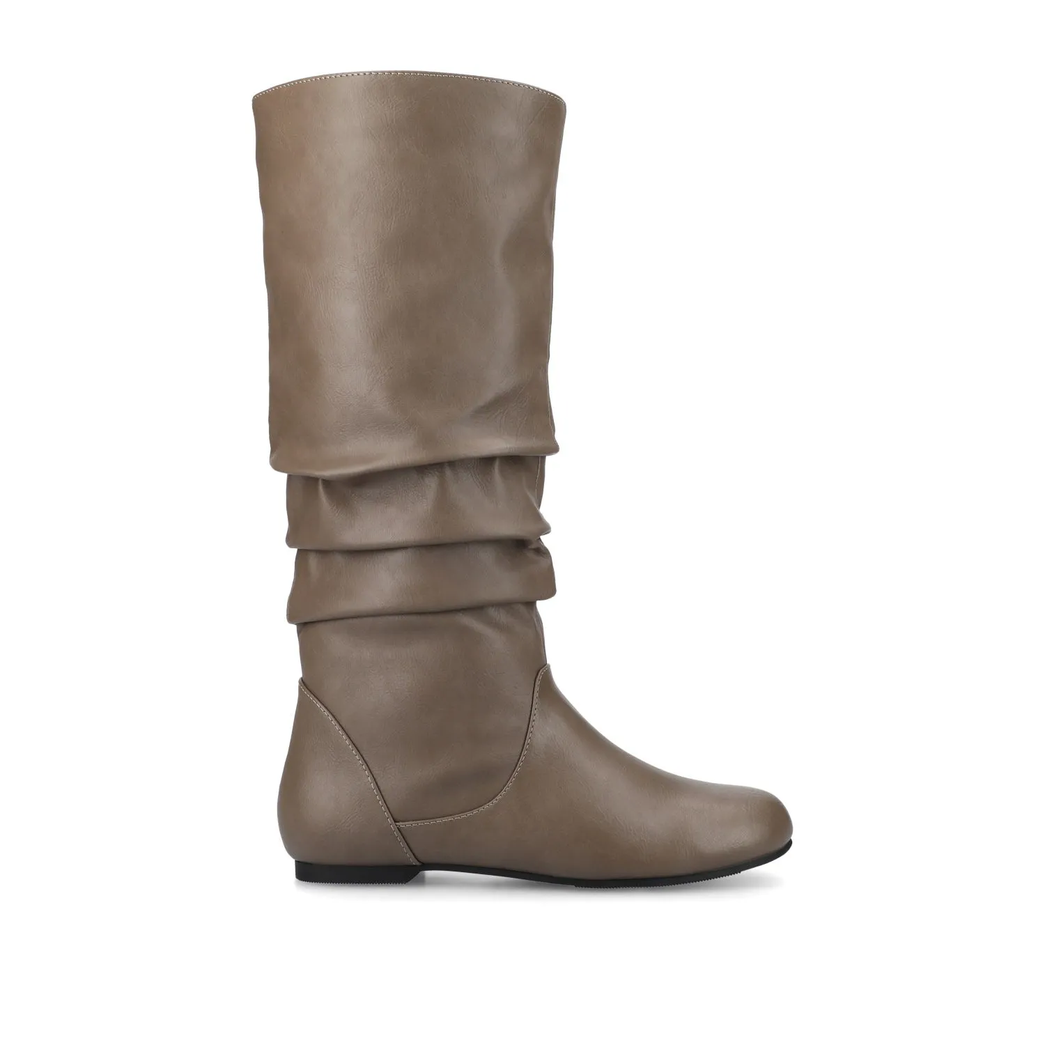 JAYNE KNEE HIGH BOOTS IN FAUX LEATHER rock soul