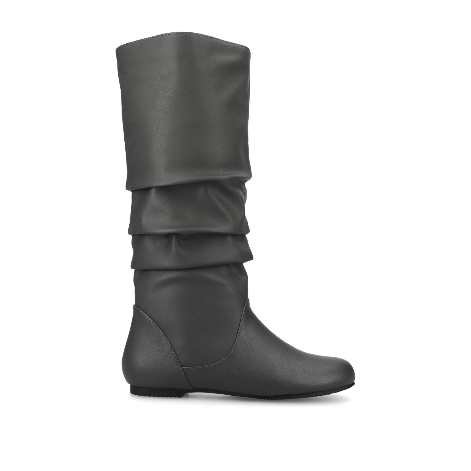 JAYNE KNEE HIGH BOOTS IN FAUX LEATHER rock soul