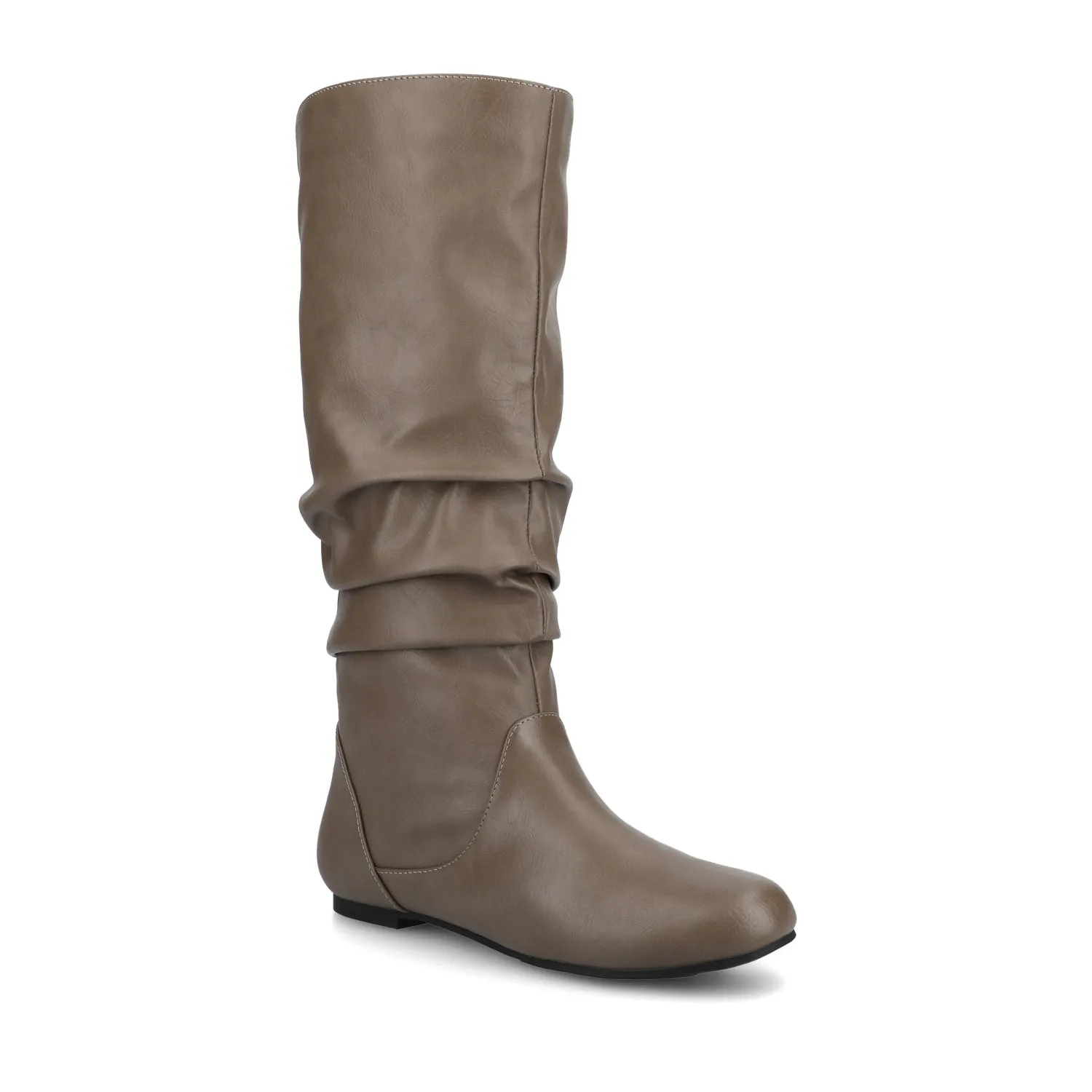 JAYNE KNEE HIGH BOOTS IN FAUX LEATHER rock soul