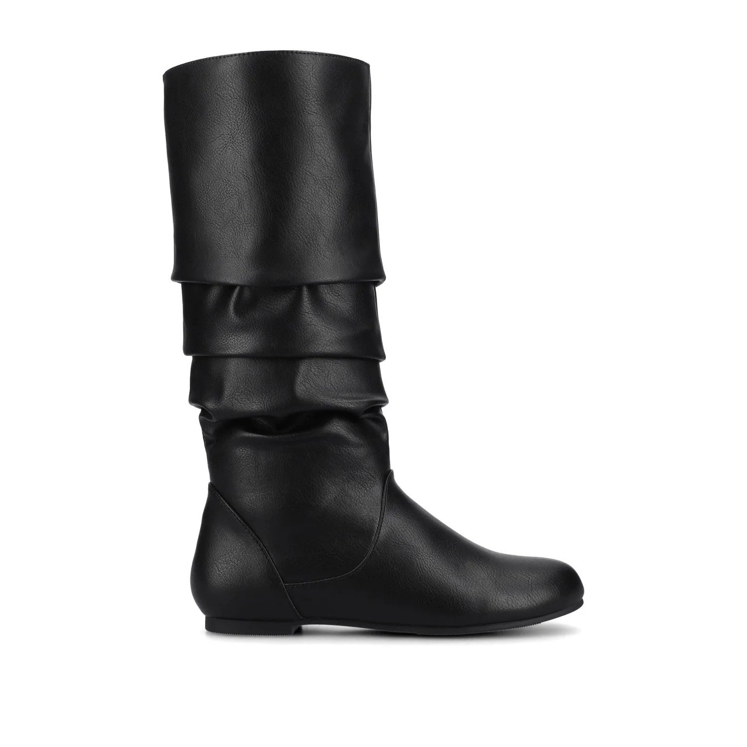 JAYNE KNEE HIGH BOOTS IN FAUX LEATHER rock soul