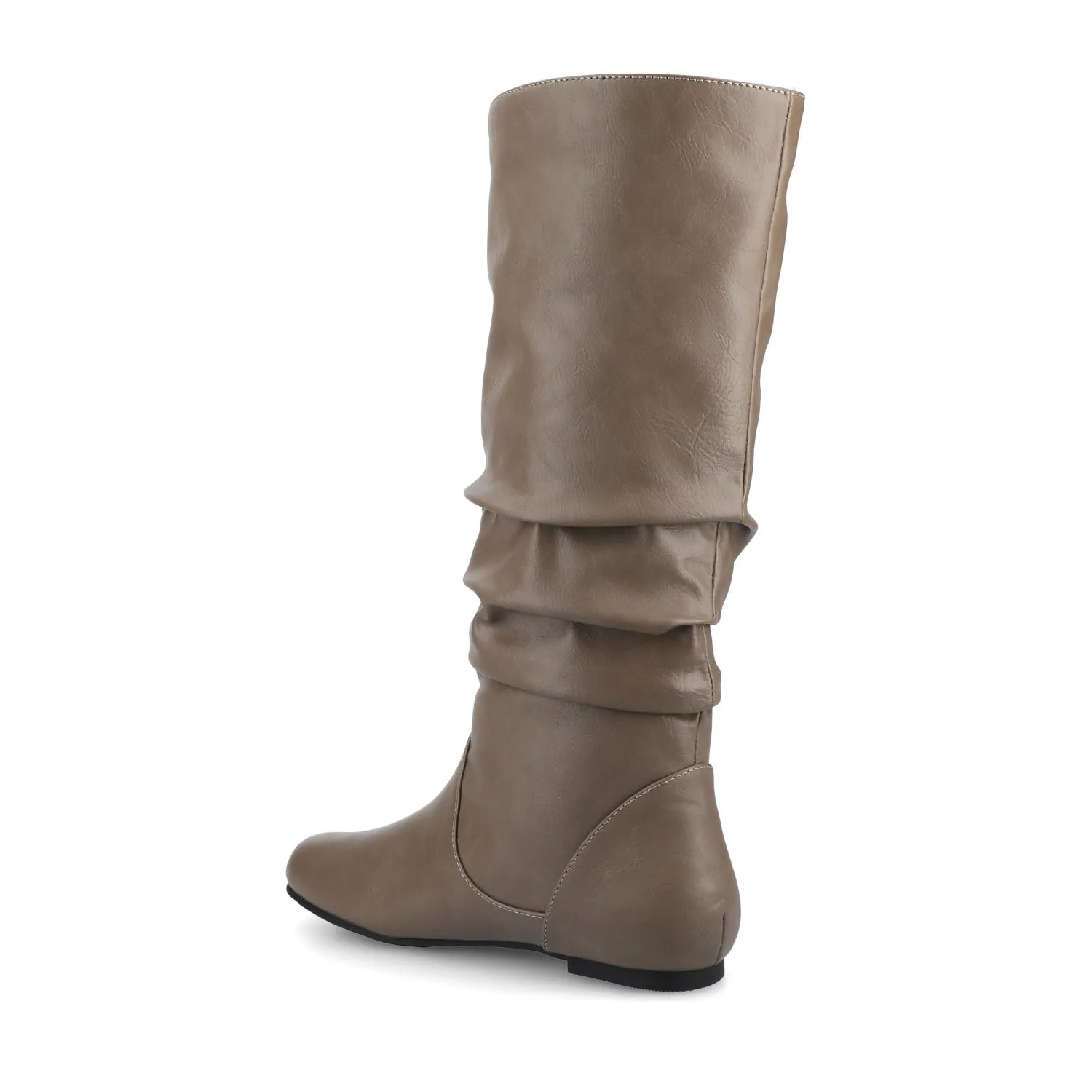 JAYNE KNEE HIGH BOOTS IN FAUX LEATHER rock soul