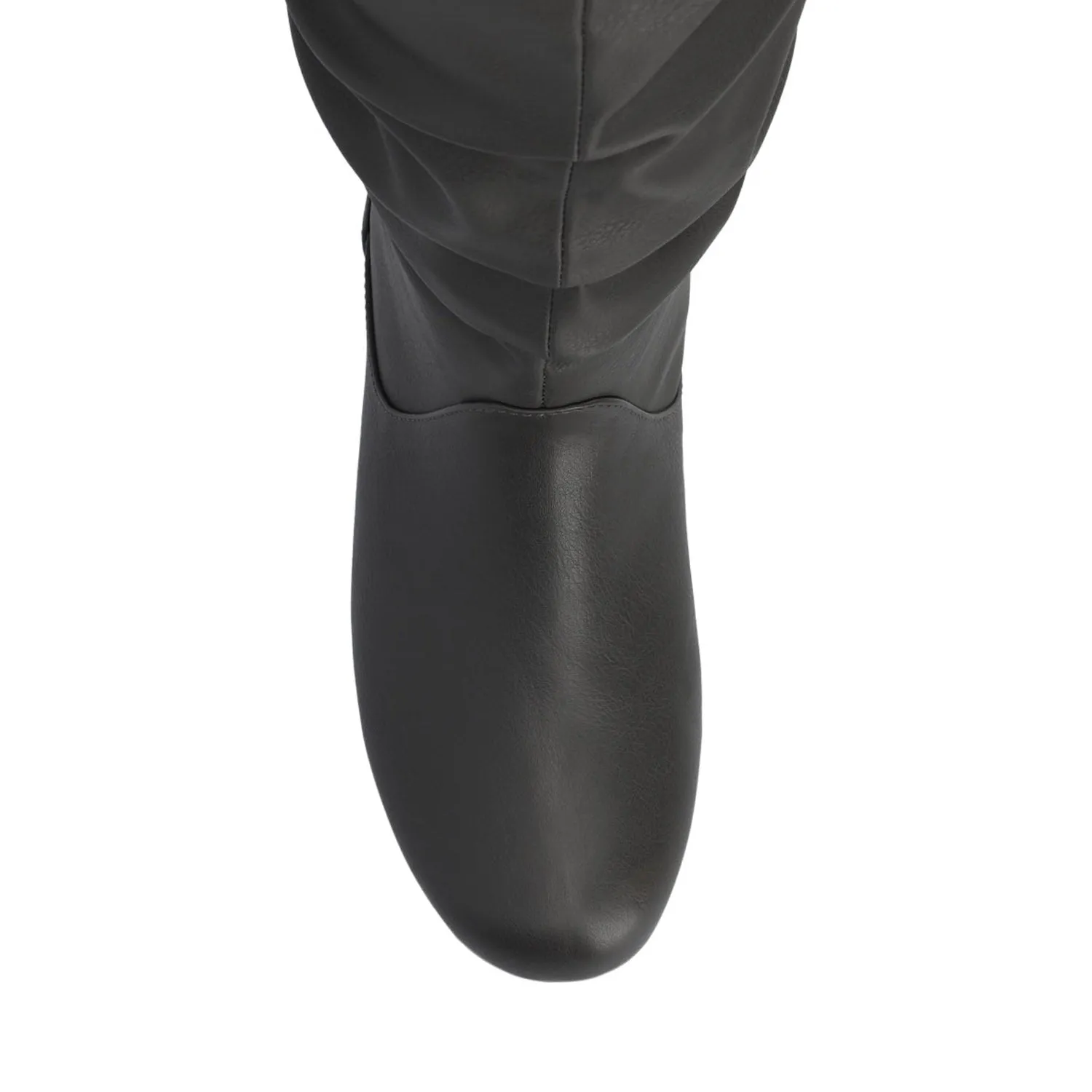 JAYNE KNEE HIGH BOOTS IN FAUX LEATHER rock soul