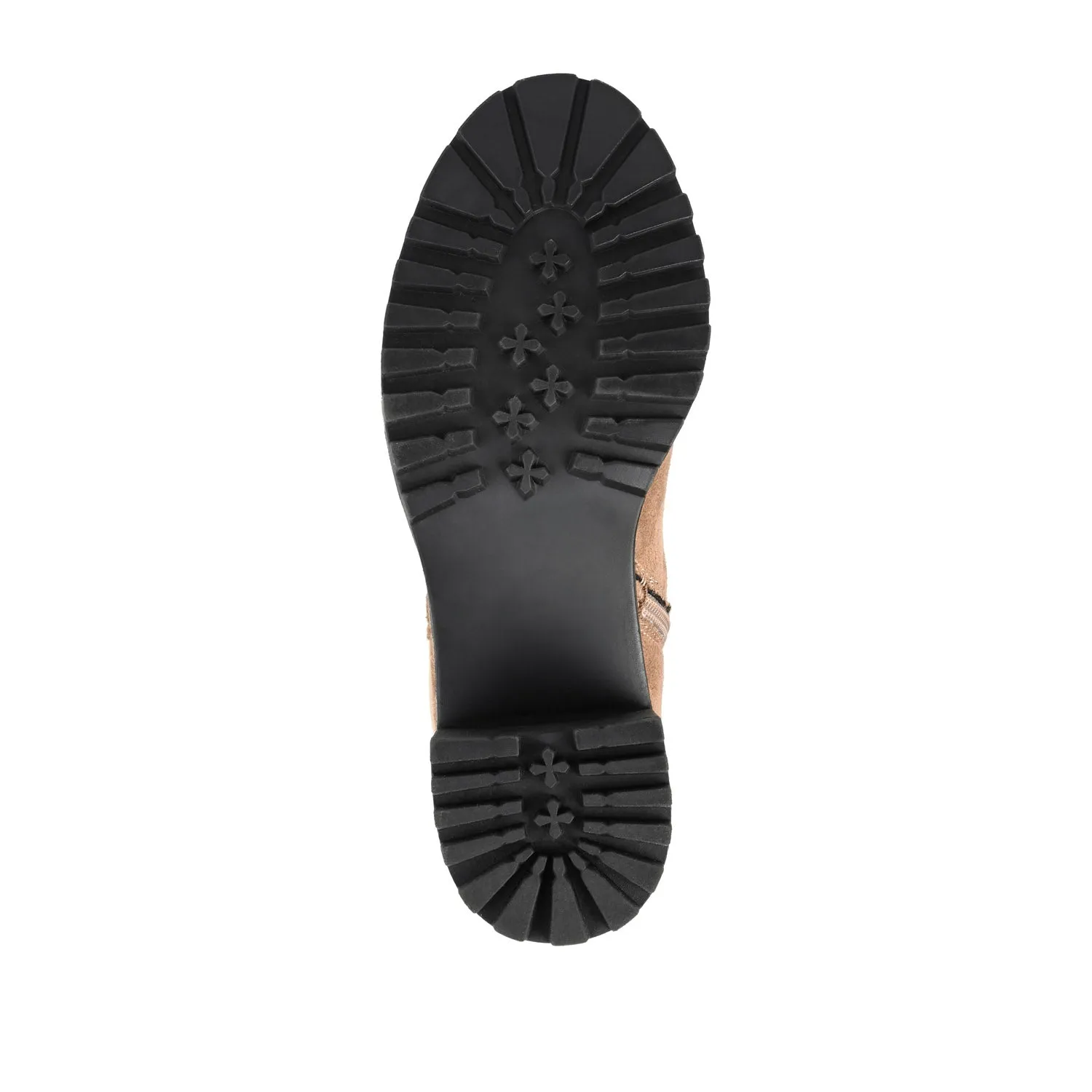 JENICCA LACE-UP BOOTS IN FAUX SUEDE road trip