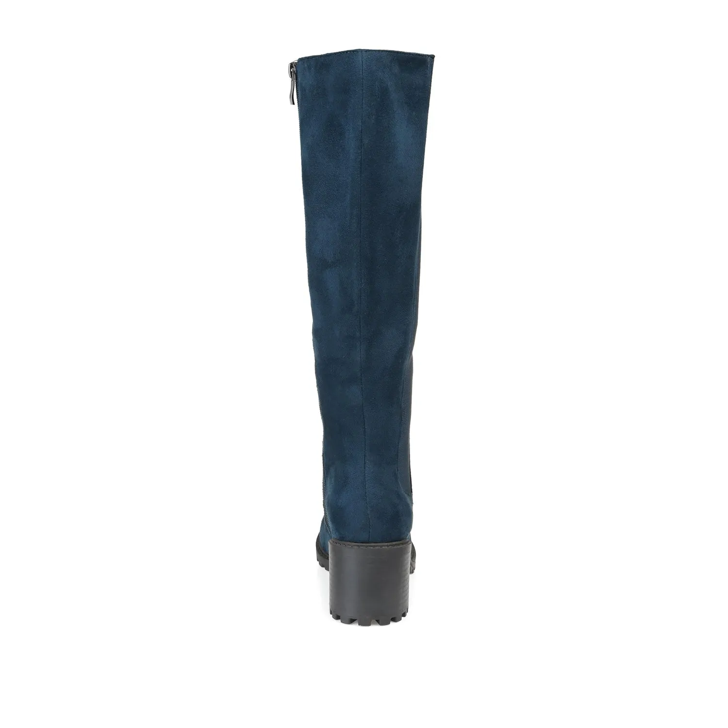 JENICCA LACE-UP BOOTS IN FAUX SUEDE road trip