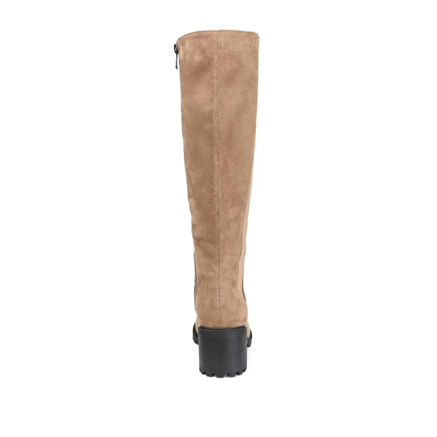 JENICCA LACE-UP BOOTS IN FAUX SUEDE road trip