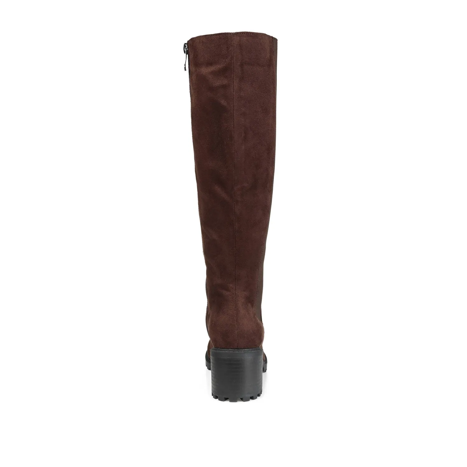 JENICCA LACE-UP BOOTS IN FAUX SUEDE road trip