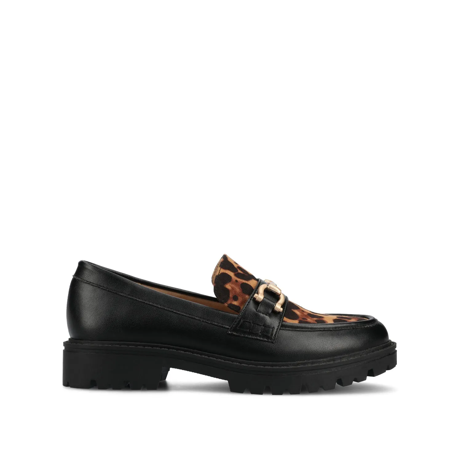 JESSAMEY HORSE BIT LOAFER FLATS warm beige