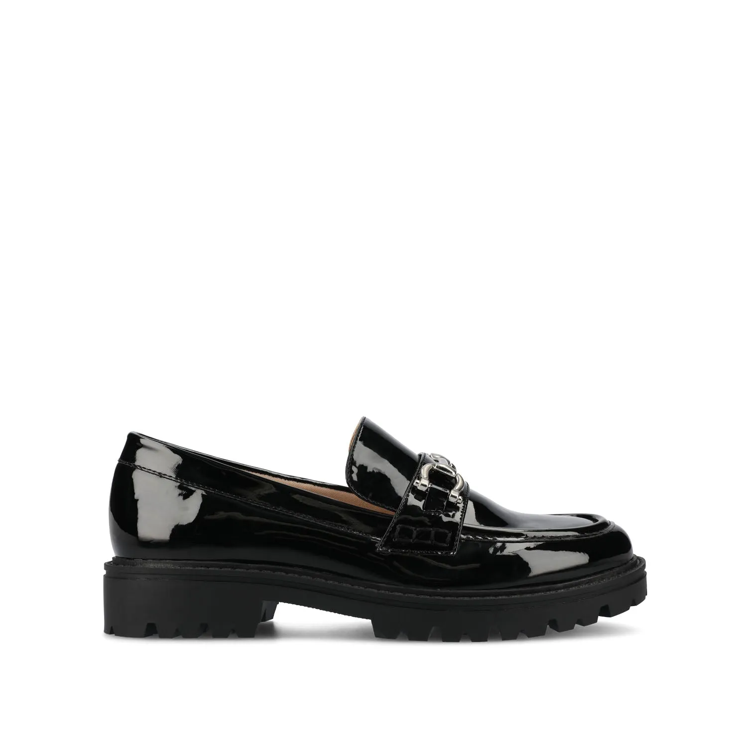 JESSAMEY HORSE BIT LOAFER FLATS warm beige