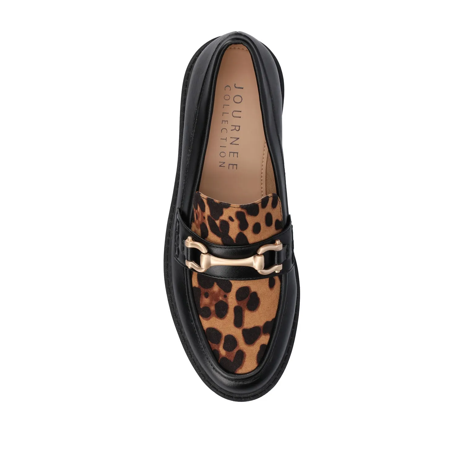 JESSAMEY HORSE BIT LOAFER FLATS warm beige