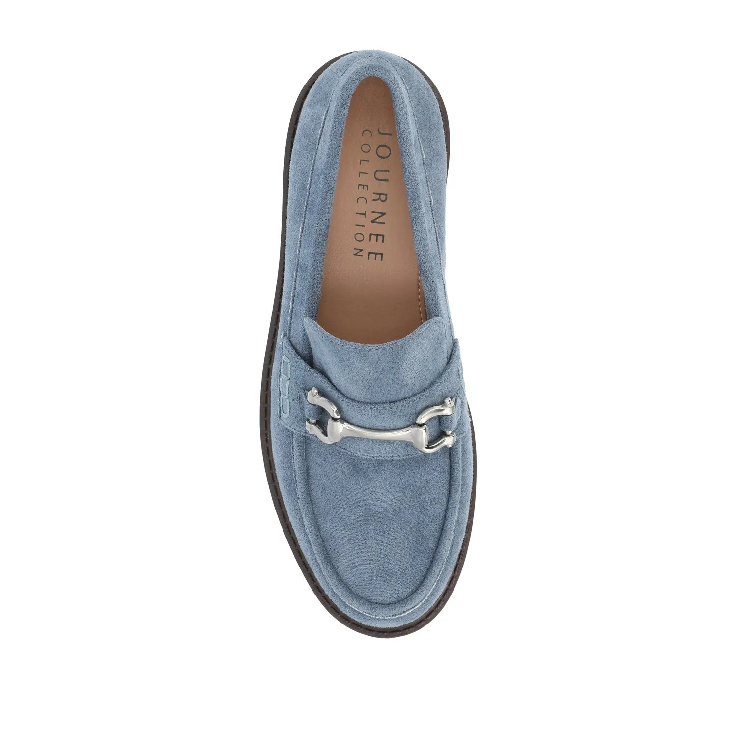 JESSAMEY HORSE BIT LOAFER FLATS warm beige