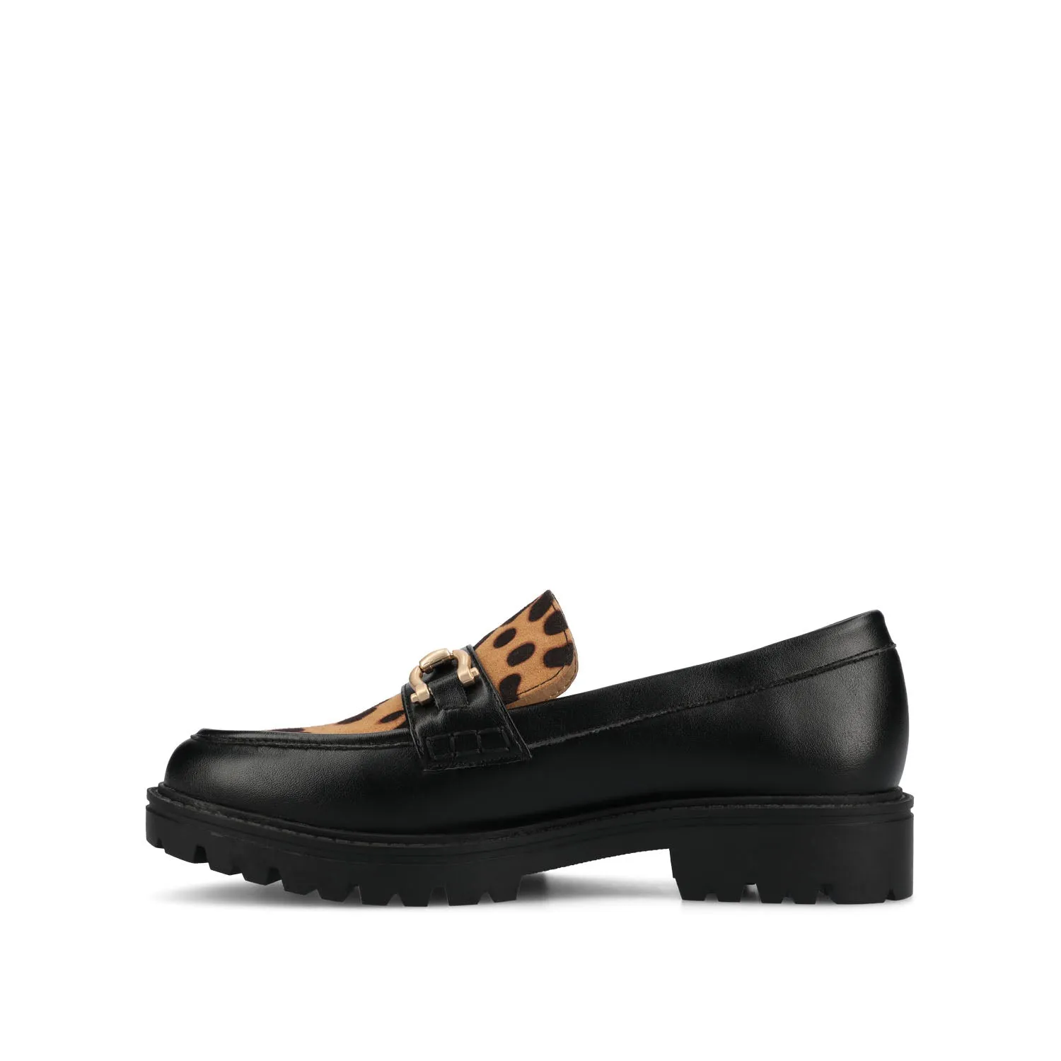JESSAMEY HORSE BIT LOAFER FLATS warm beige