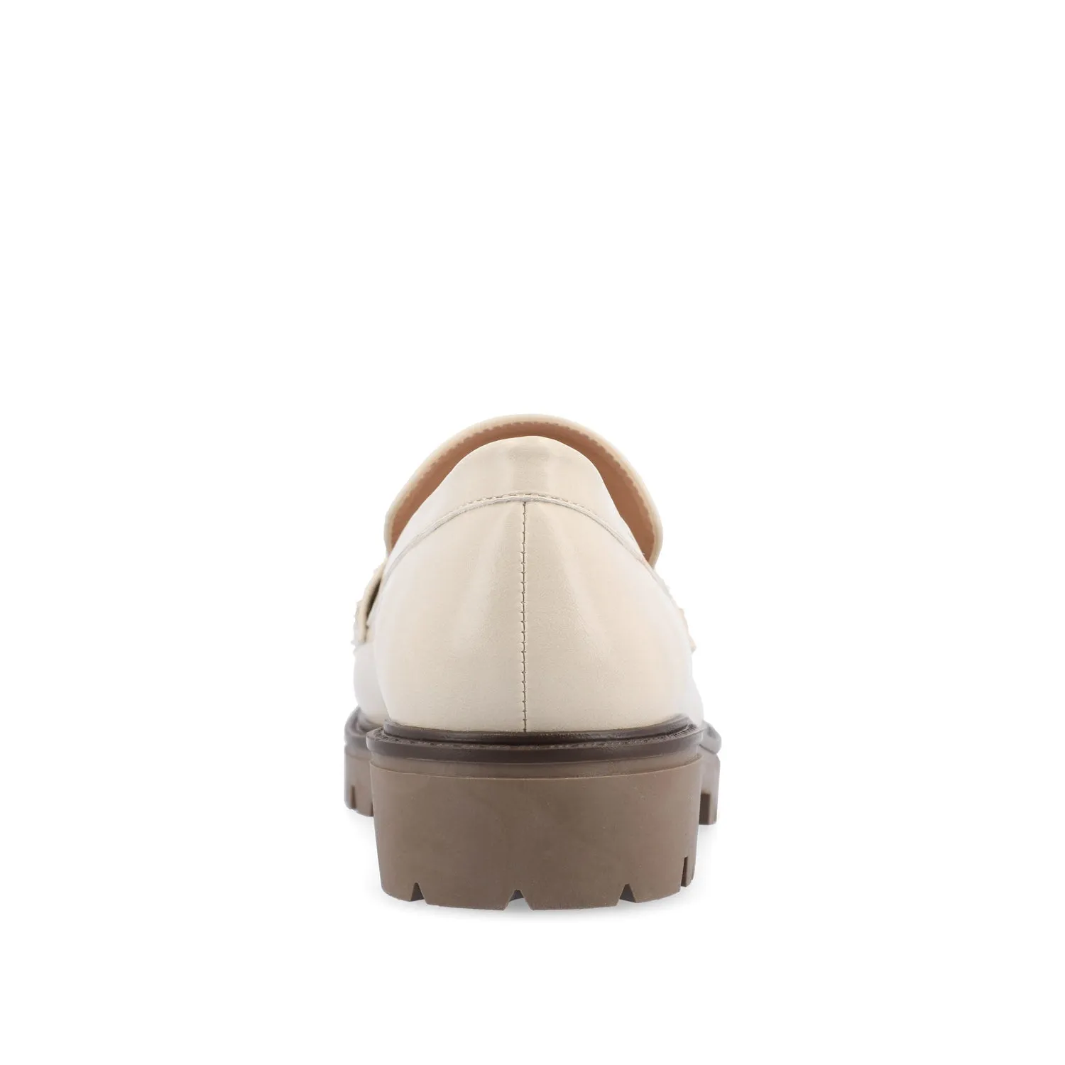 JESSAMEY HORSE BIT LOAFER FLATS warm beige