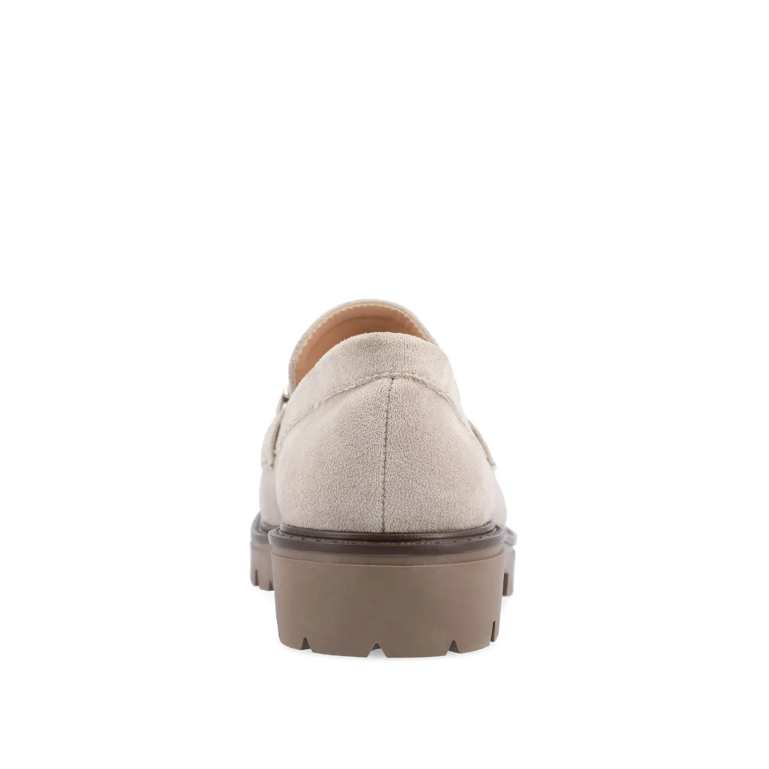 JESSAMEY HORSE BIT LOAFER FLATS warm beige