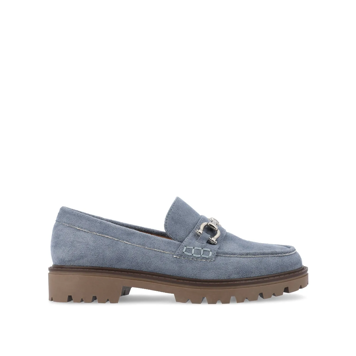 JESSAMEY HORSE BIT LOAFER FLATS warm beige
