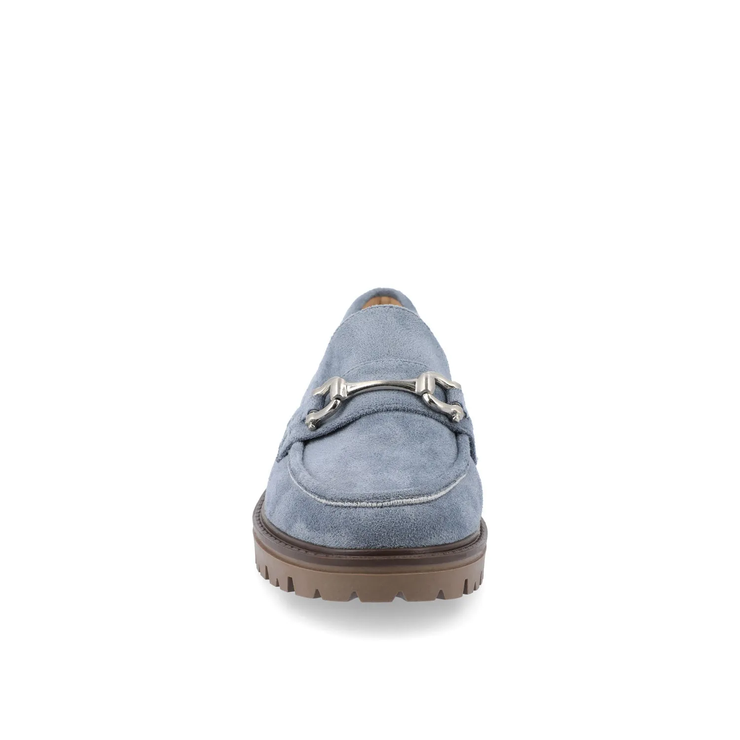 JESSAMEY HORSE BIT LOAFER FLATS warm beige