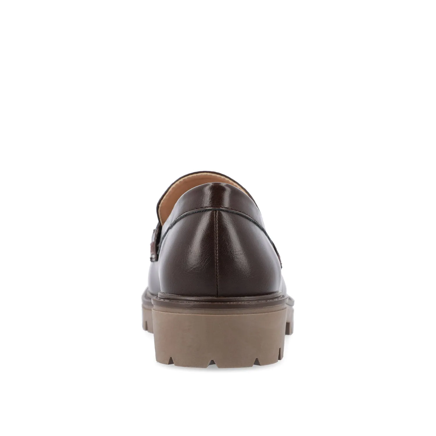 JESSAMEY HORSE BIT LOAFER FLATS warm beige