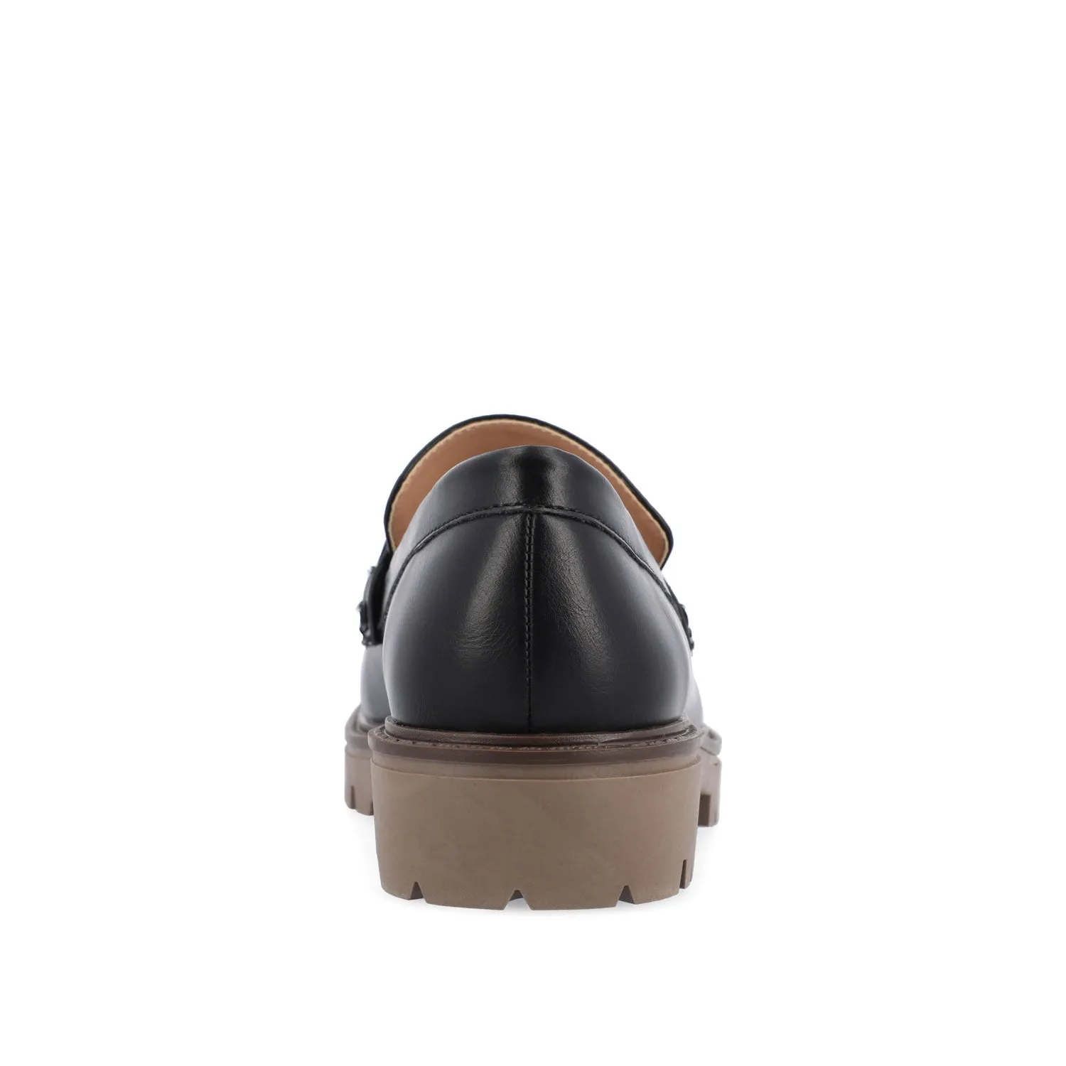 JESSAMEY HORSE BIT LOAFER FLATS warm beige