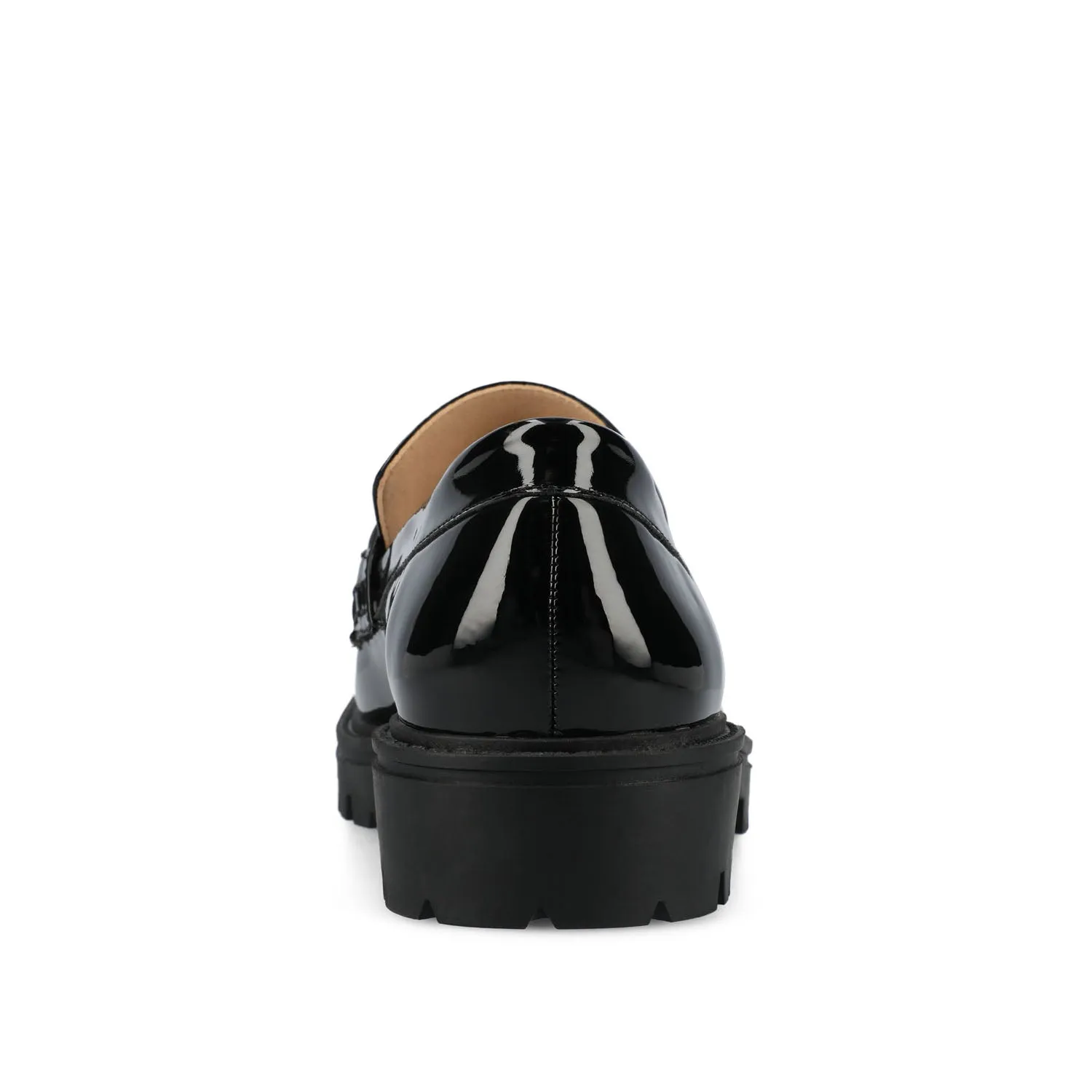 JESSAMEY HORSE BIT LOAFER FLATS warm beige