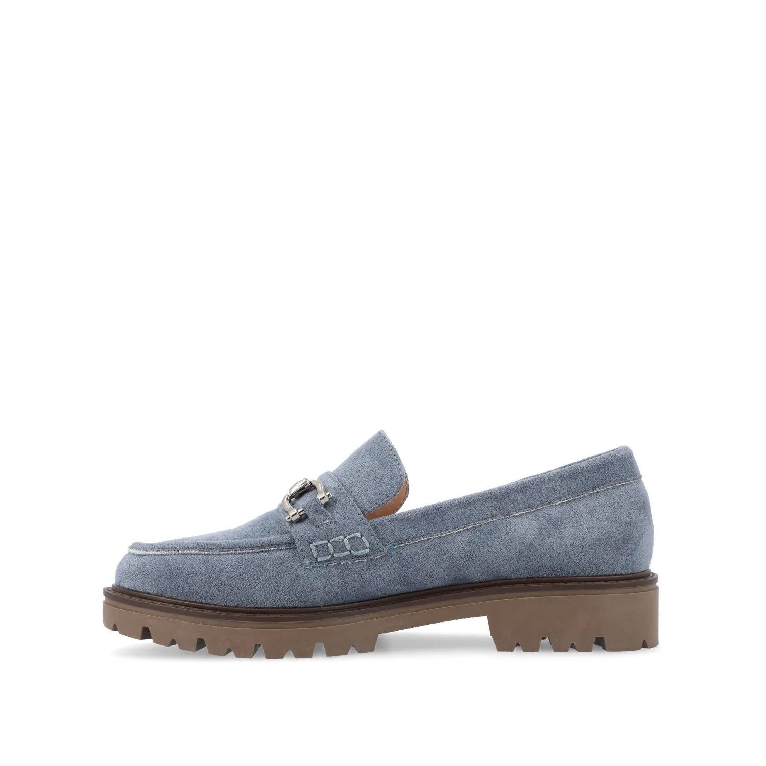 JESSAMEY HORSE BIT LOAFER FLATS warm beige