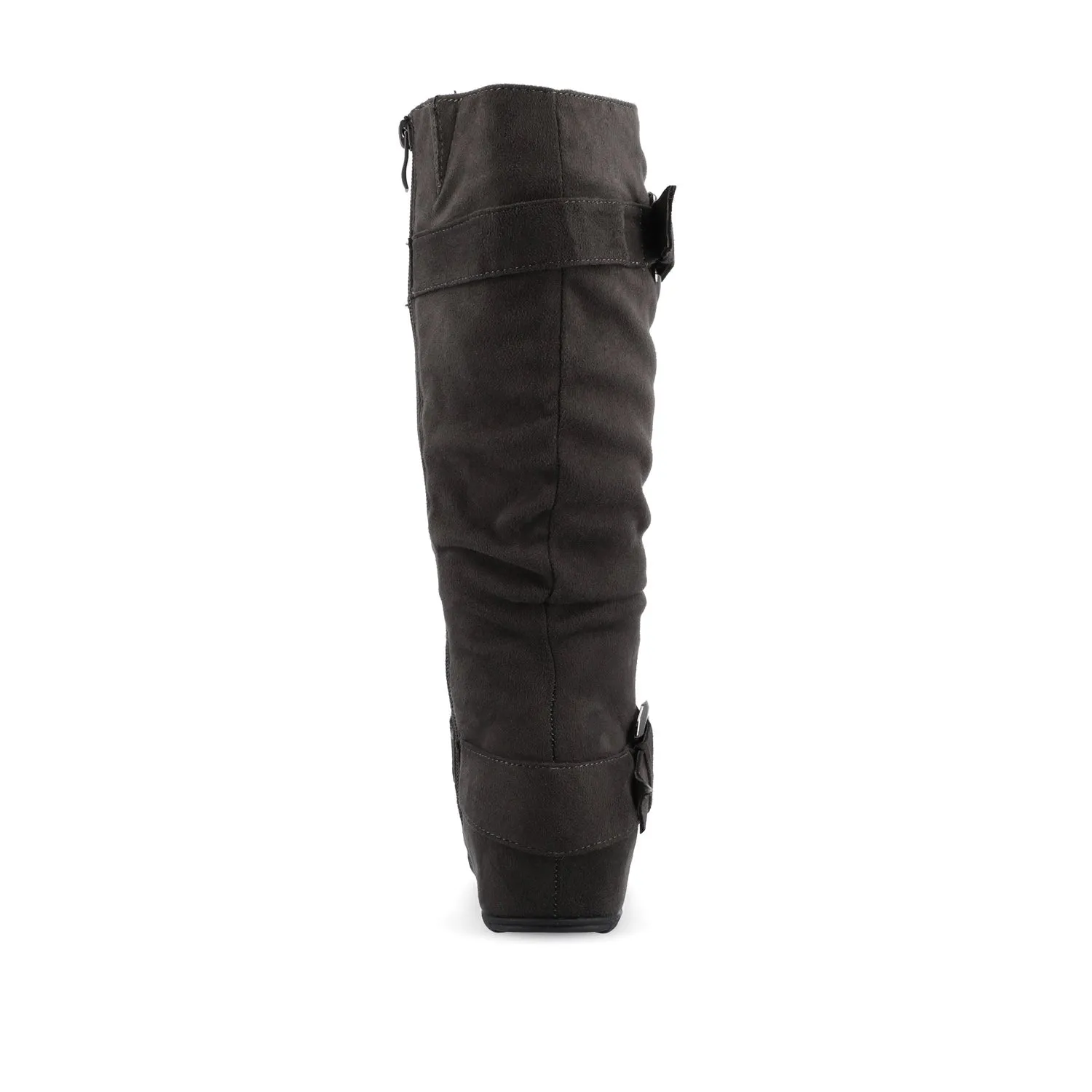 JESTER KNEE HIGH BOOTS IN FAUX SUEDE farm vibe