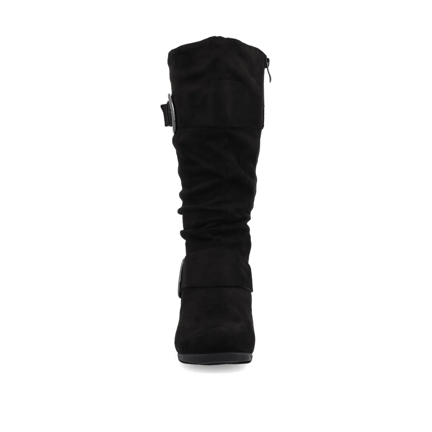 JESTER KNEE HIGH BOOTS IN FAUX SUEDE farm vibe