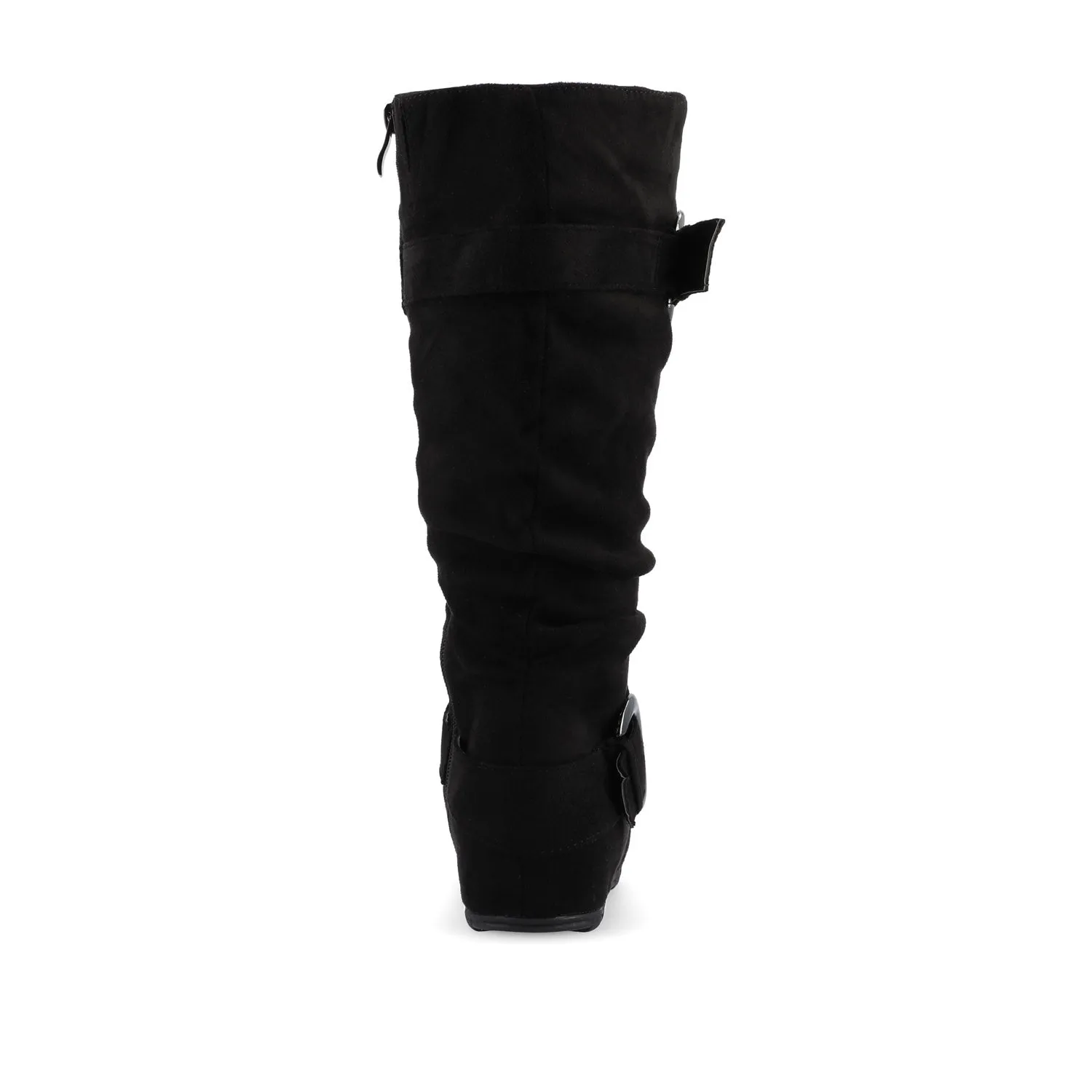 JESTER KNEE HIGH BOOTS IN FAUX SUEDE farm vibe