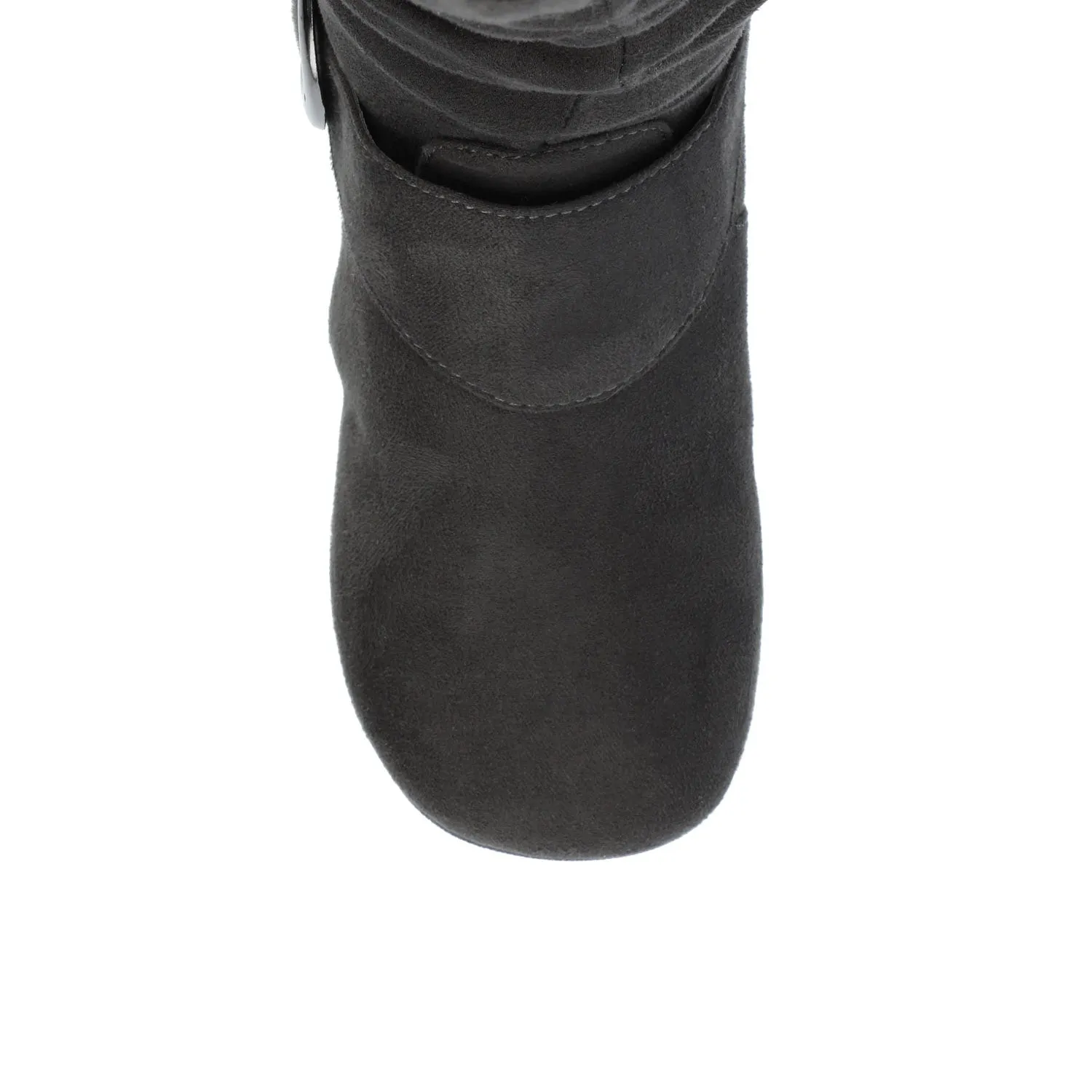 JESTER KNEE HIGH BOOTS IN FAUX SUEDE farm vibe