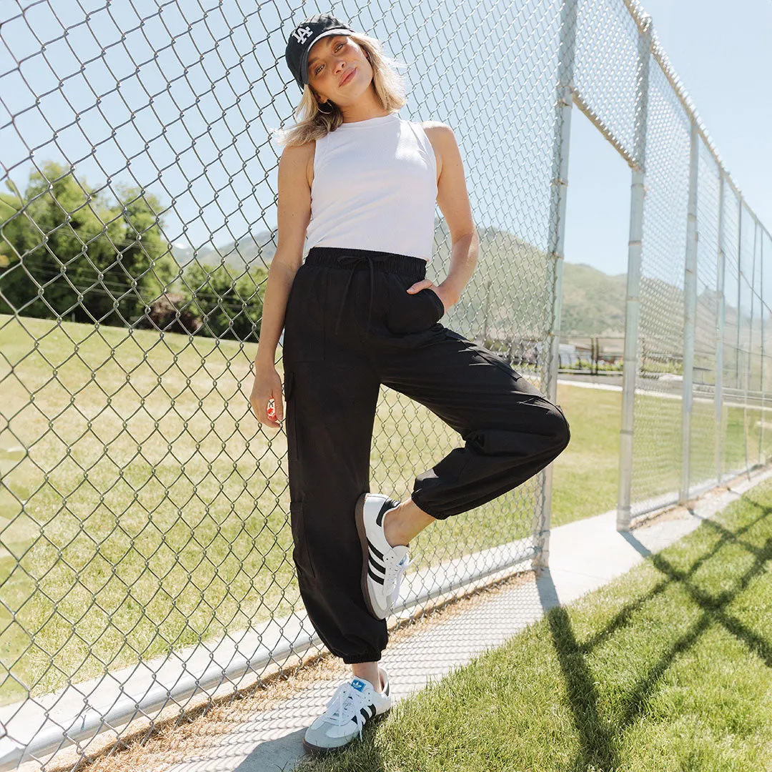 Jetsetter Cargo Joggers, Black urban edge