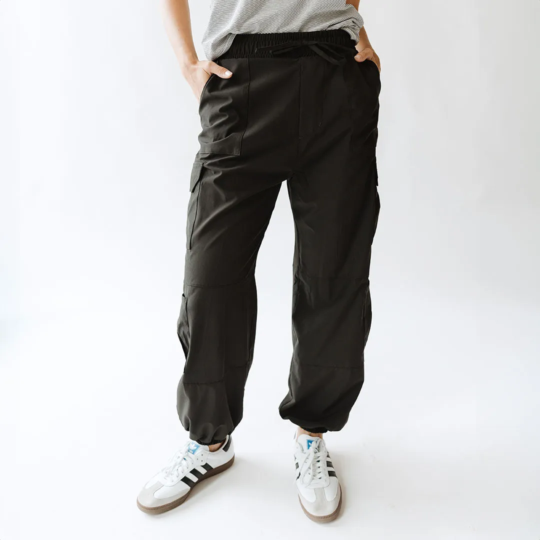 Jetsetter Cargo Joggers, Black urban edge