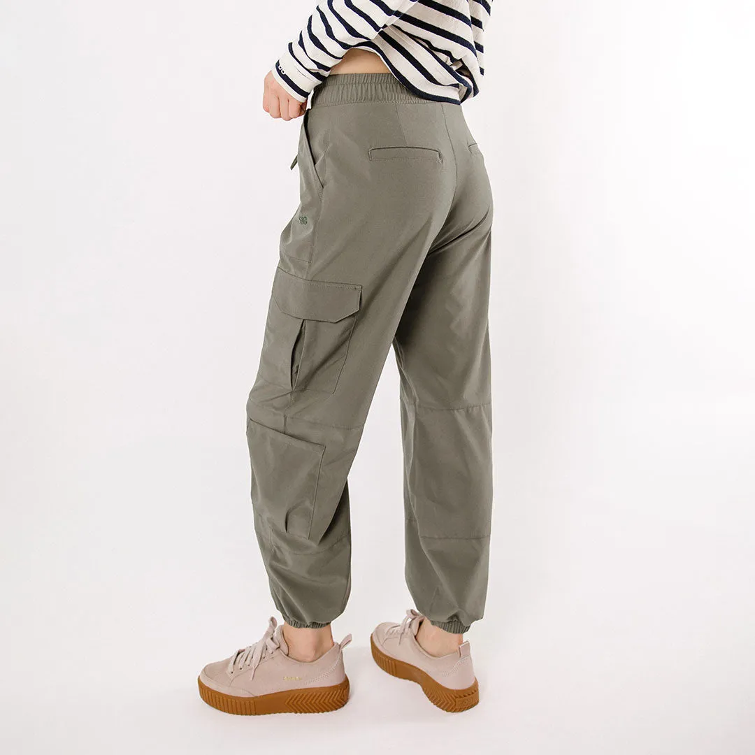 Jetsetter Cargo Joggers, Olive laid back