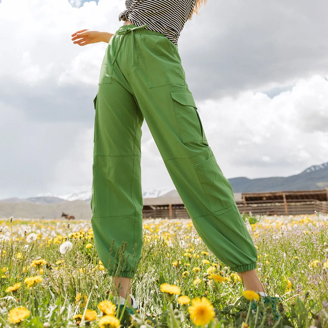 Jetsetter Cargo Joggers, Tennis Green active flex